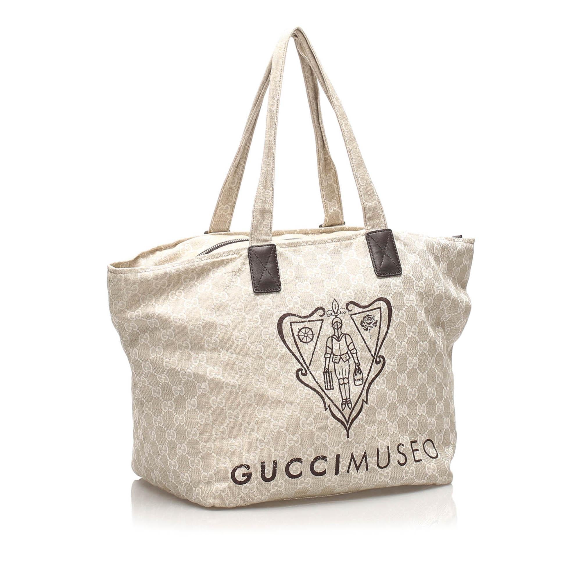 Gucci GG Canvas Museo Tote Bag SHG10950