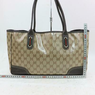 Gucci Tote Bag Light Brown PVC SHC115967