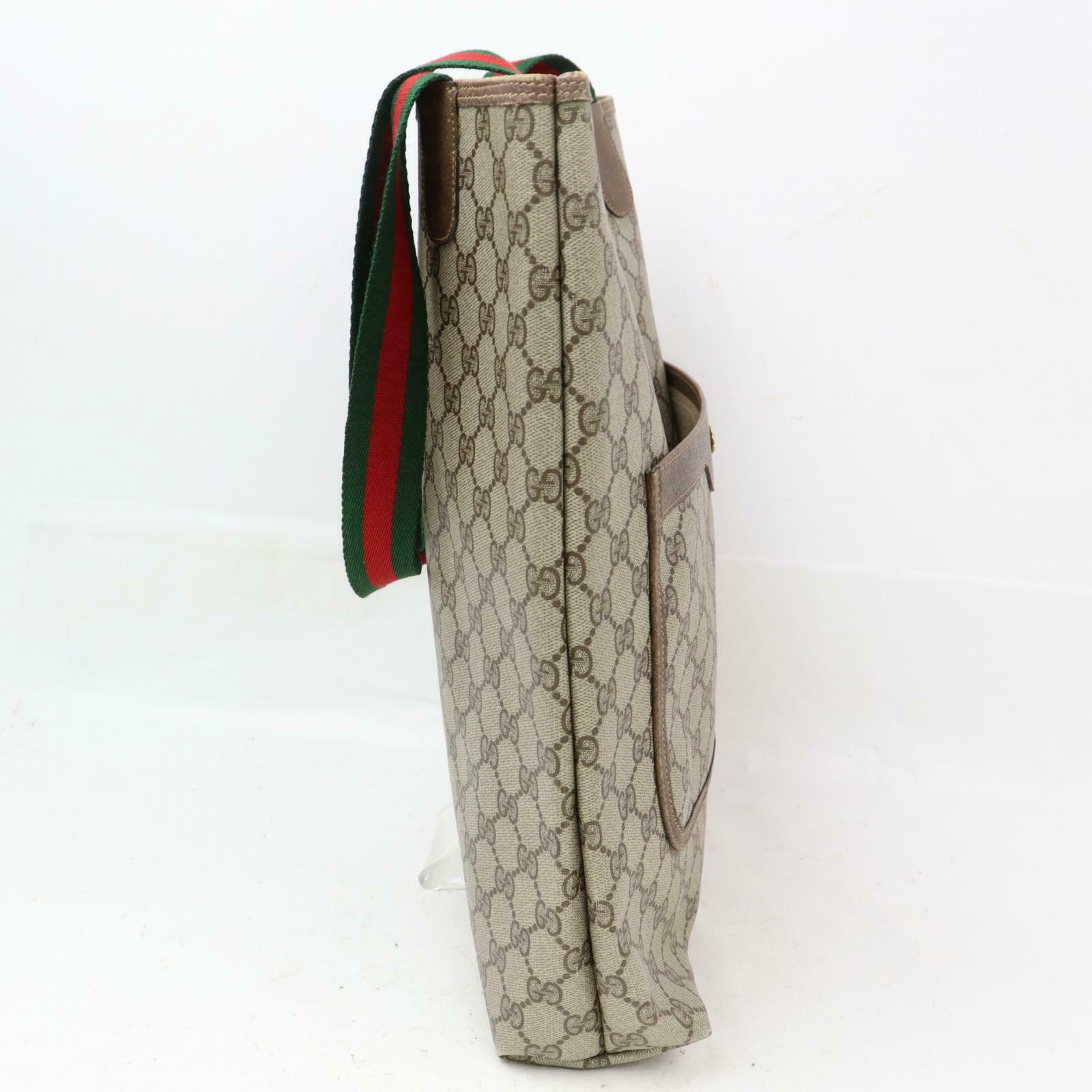Brand Inspired Gucci Tote Bag Brown PVC SHC115518