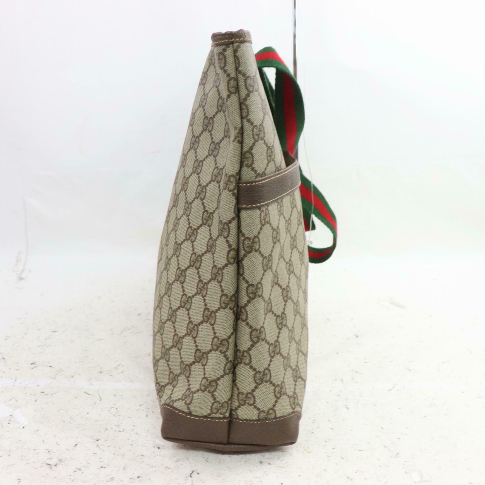 Gucci Tote Bag Beige PVC SHC114532