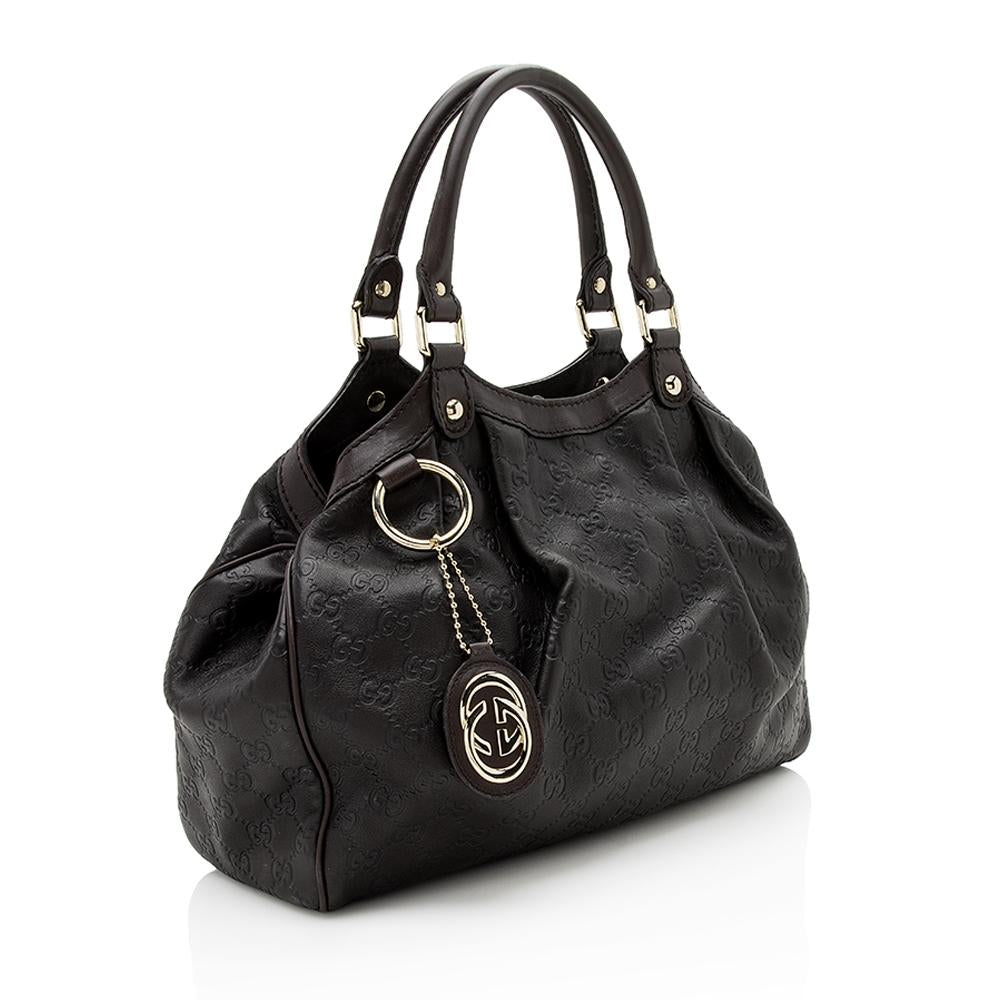 Gucci Guccissima Leather Sukey Medium Tote SHF12394