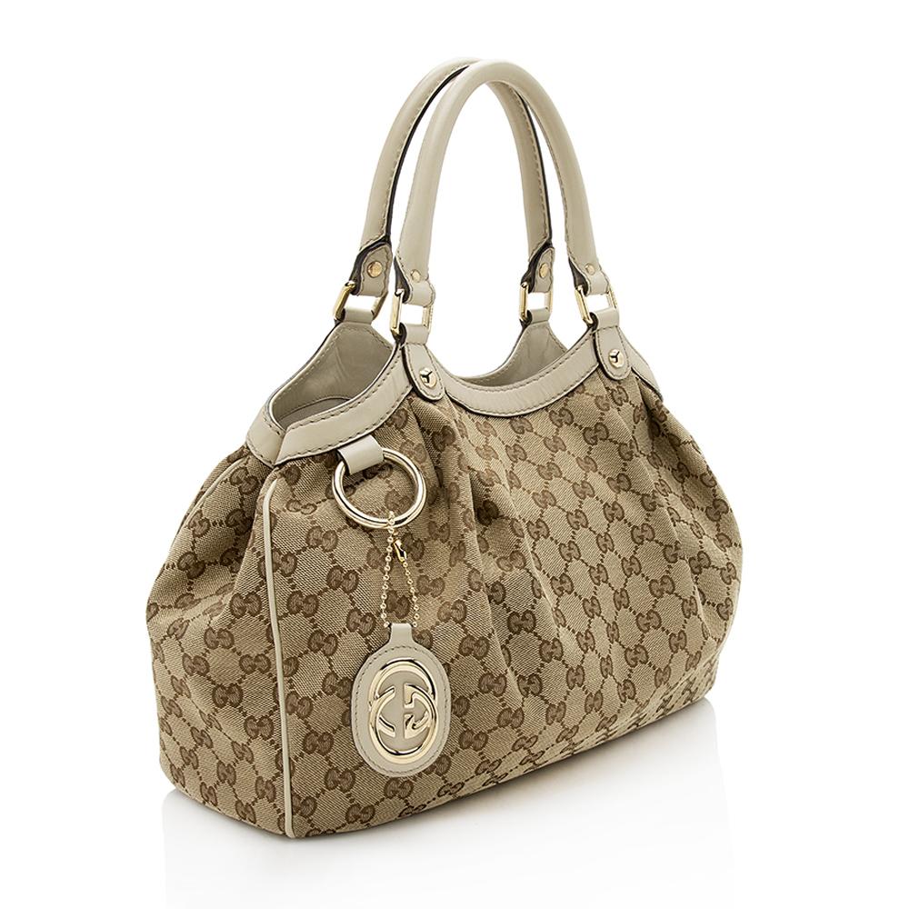 Gucci GG Canvas Sukey Medium Tote SHF12411