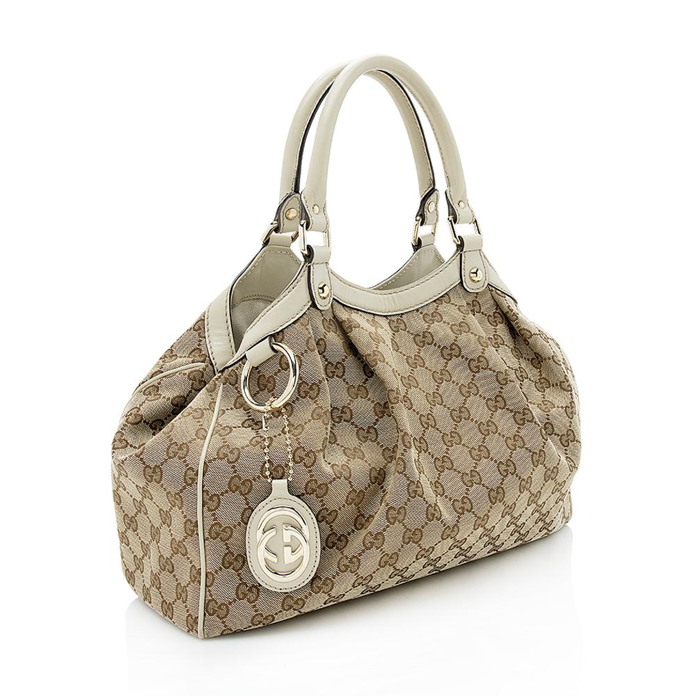 Gucci GG Canvas Sukey Medium Tote SHF12236