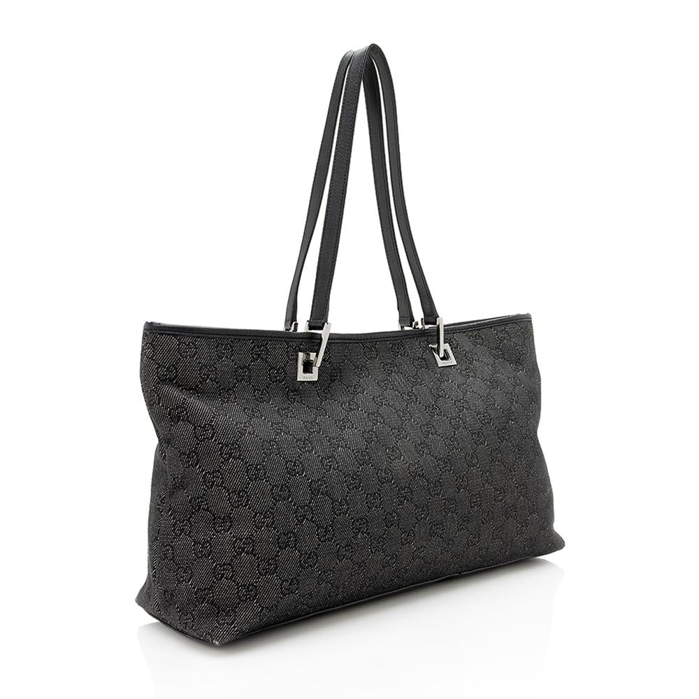 Gucci GG Denim Tote SHF12136