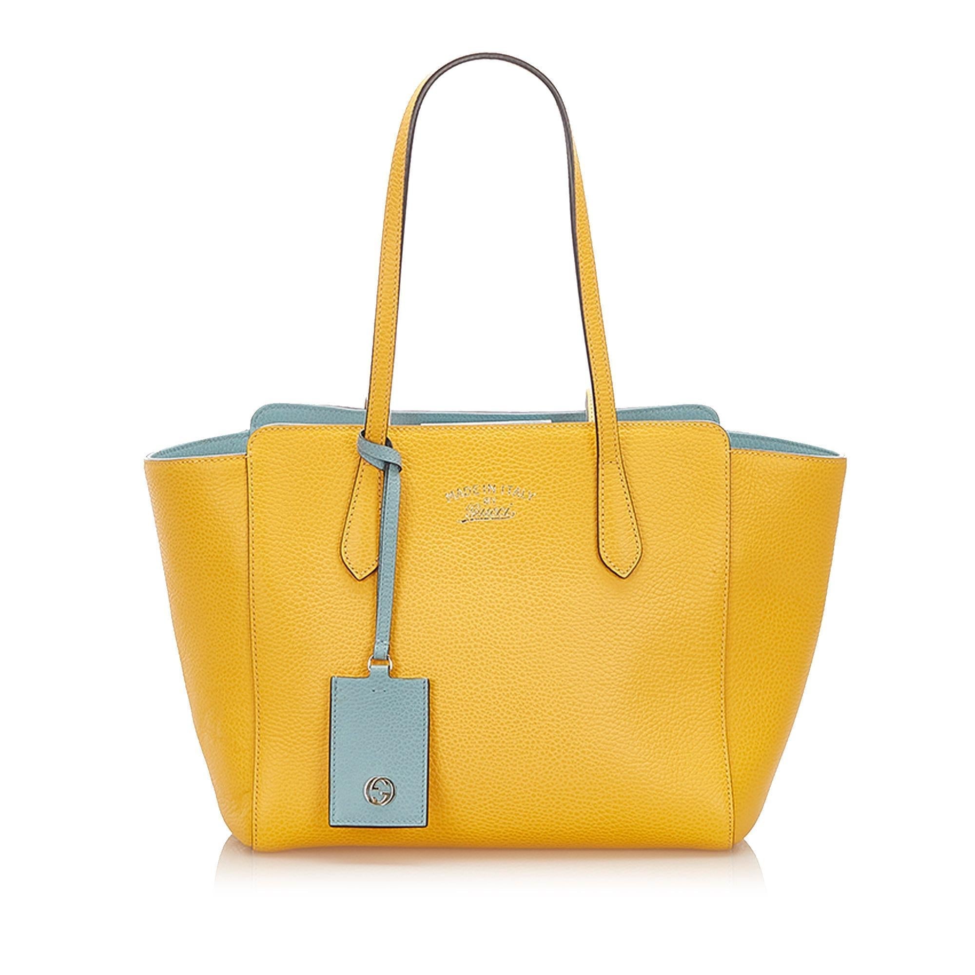 Gucci Swing Leather Tote Bag SHG17659