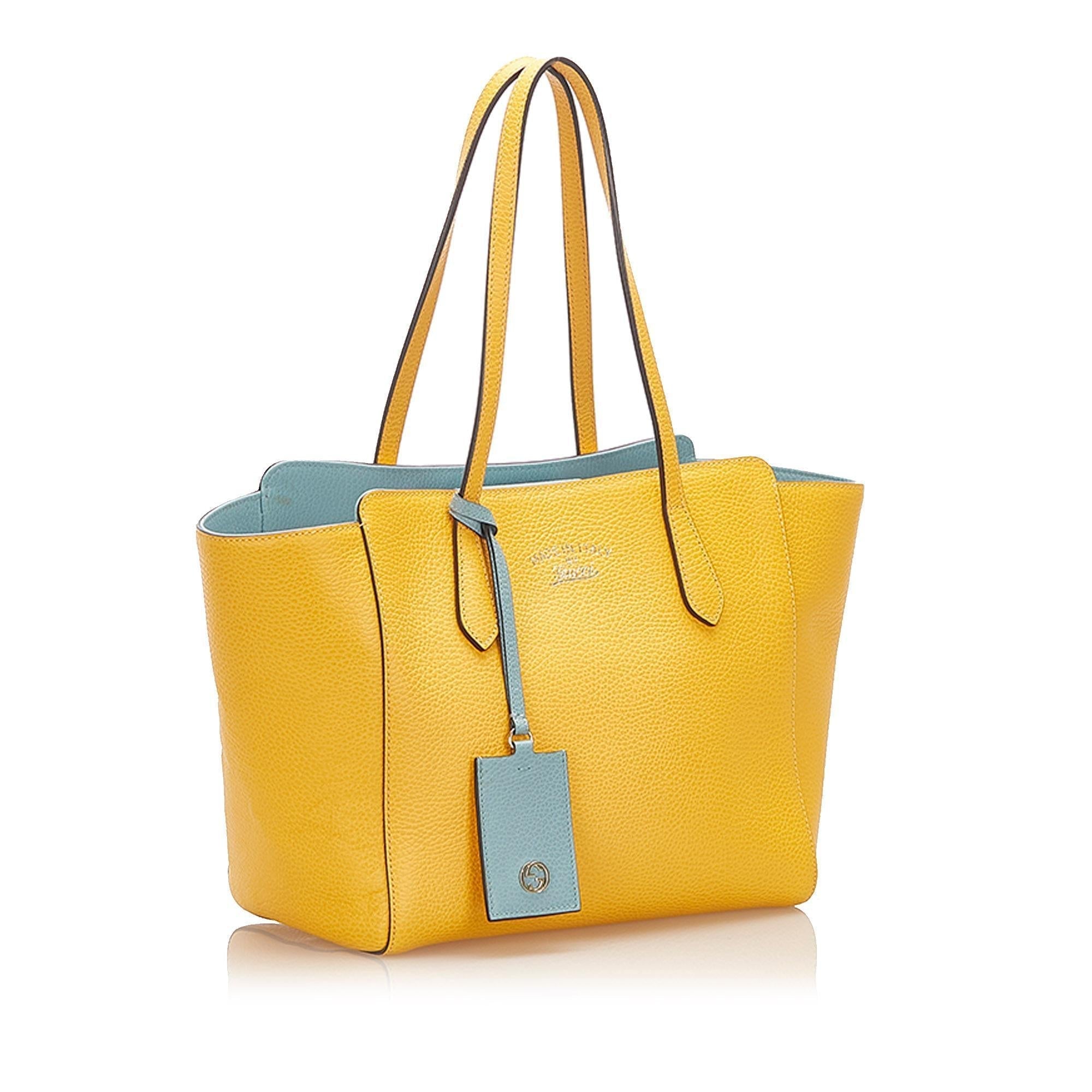 Gucci Swing Leather Tote Bag SHG17659