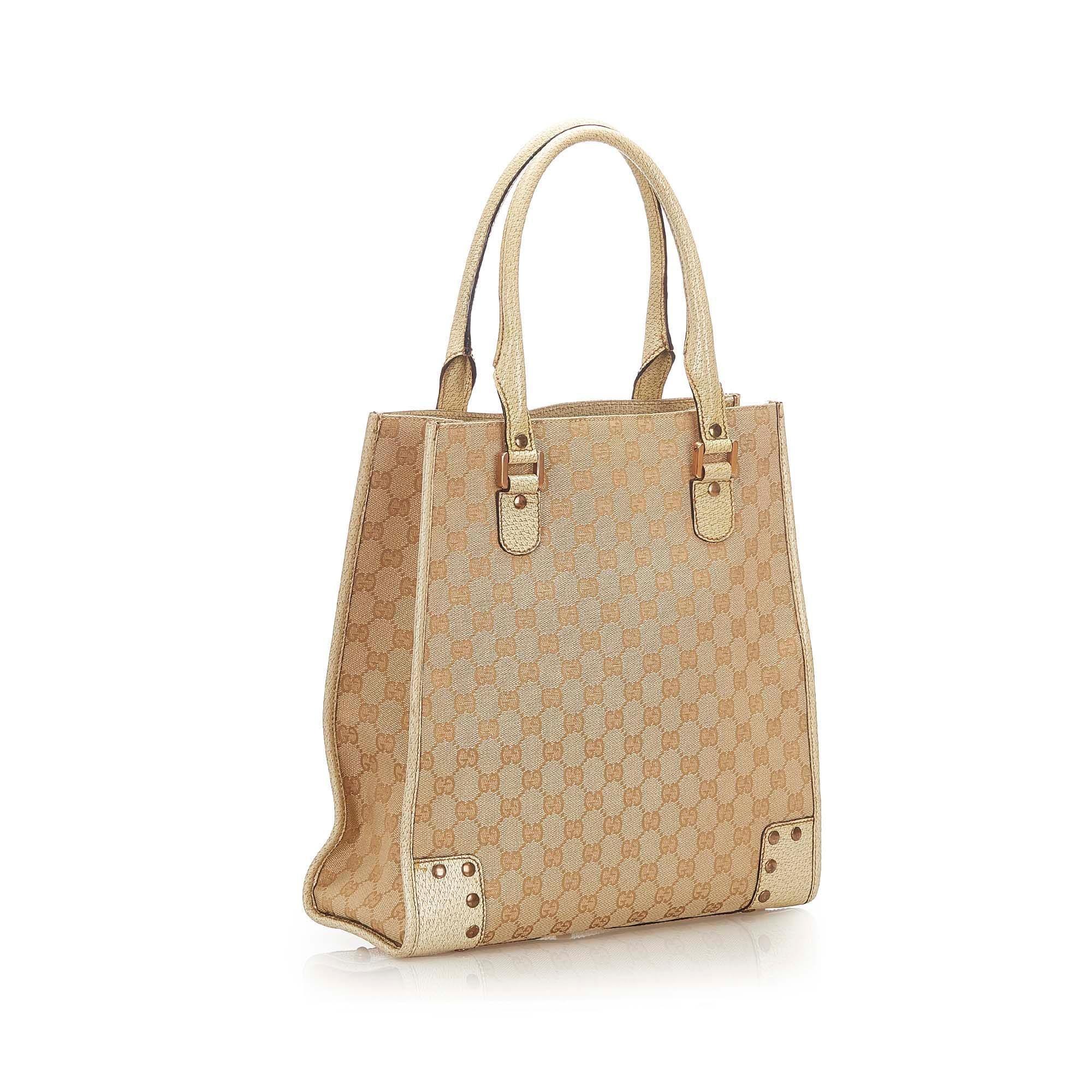 Gucci GG Canvas Tote Bag SHG17666