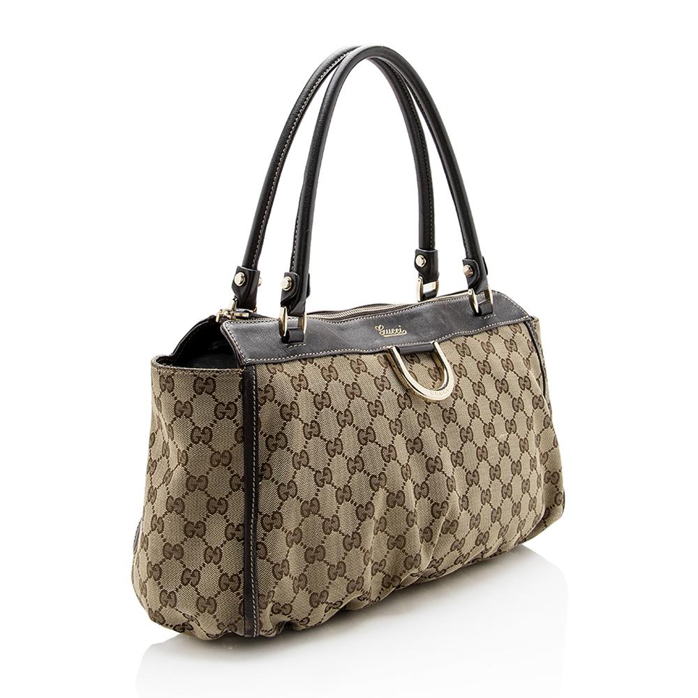 Gucci GG Canvas Abbey Zip Tote SHF13884