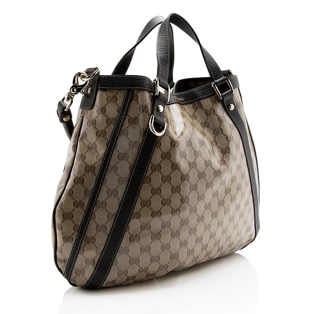 Gucci GG Crystal Abbey Convertible Tote SHF13889