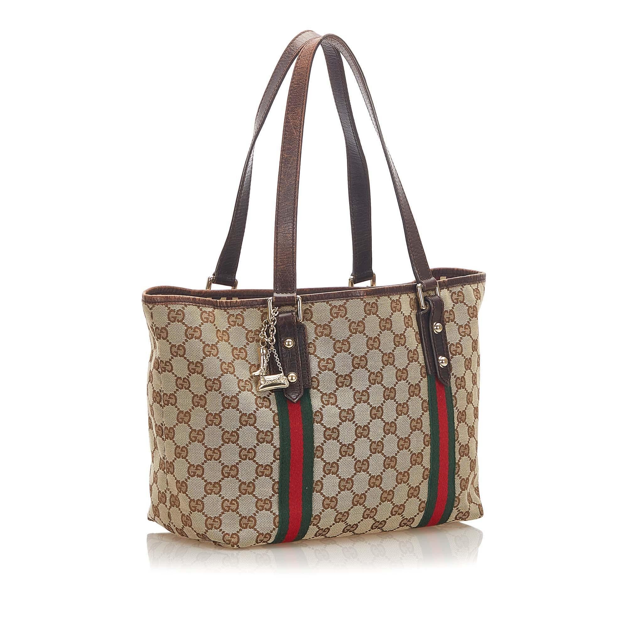Gucci GG Canvas Jolicoeur Tote Bag SHG17775
