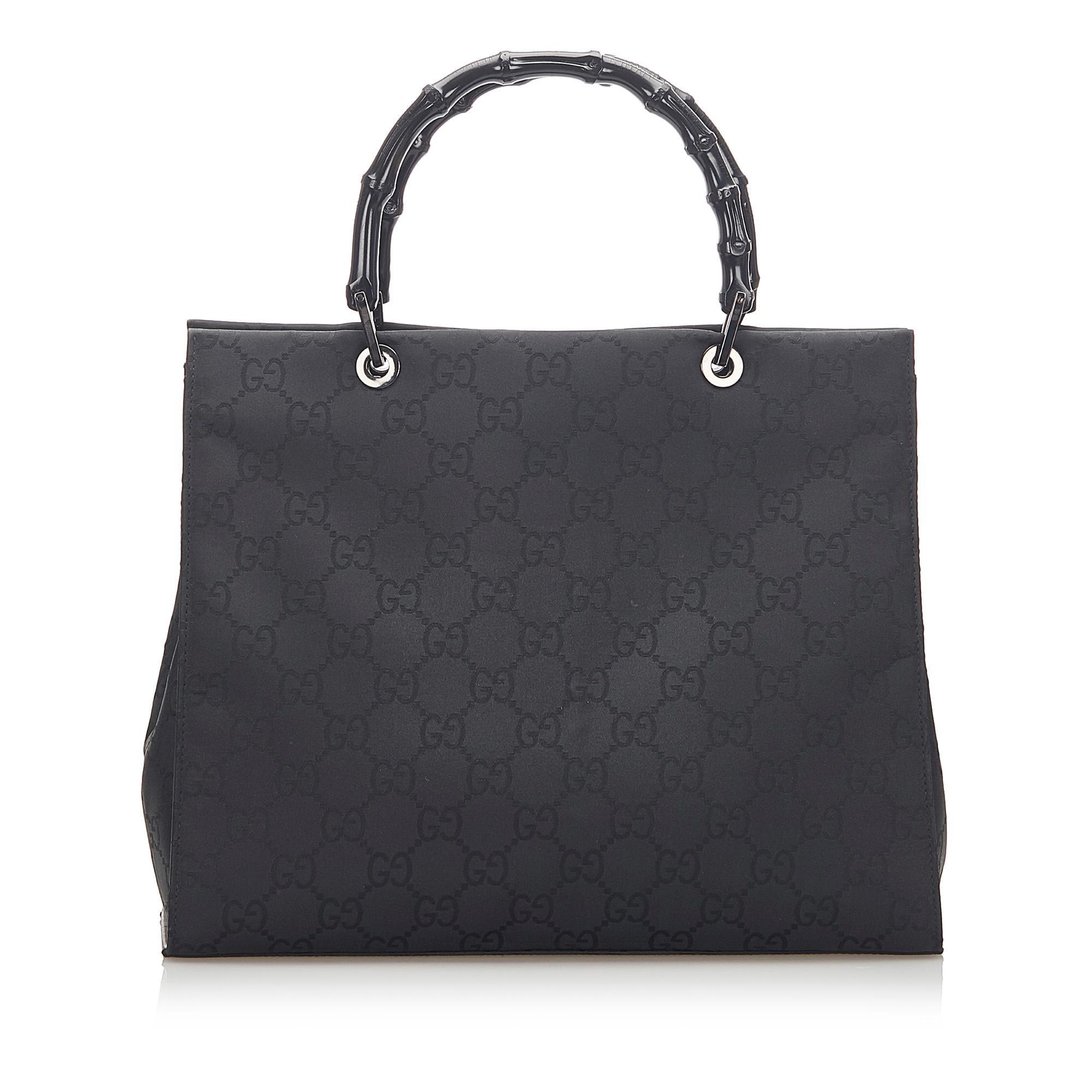 Gucci Bamboo GG Nylon Tote SHG18233