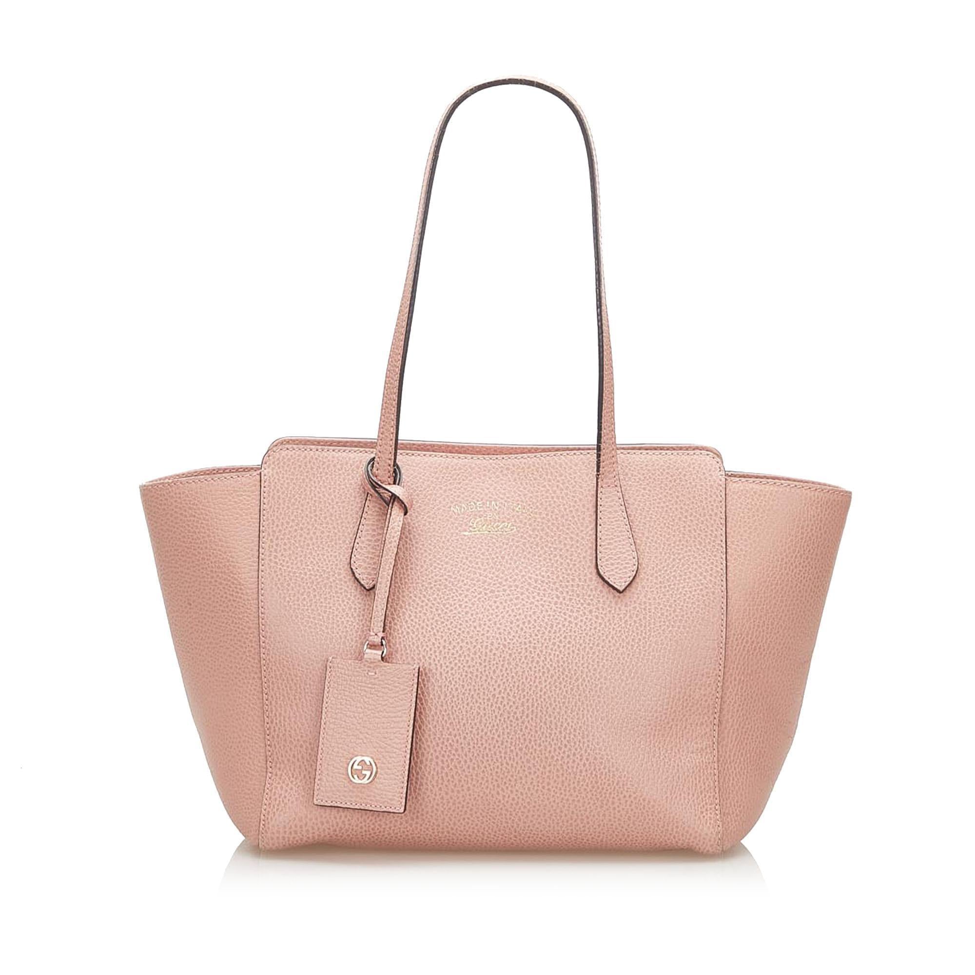 Gucci Swing Leather Tote Bag SHG18212