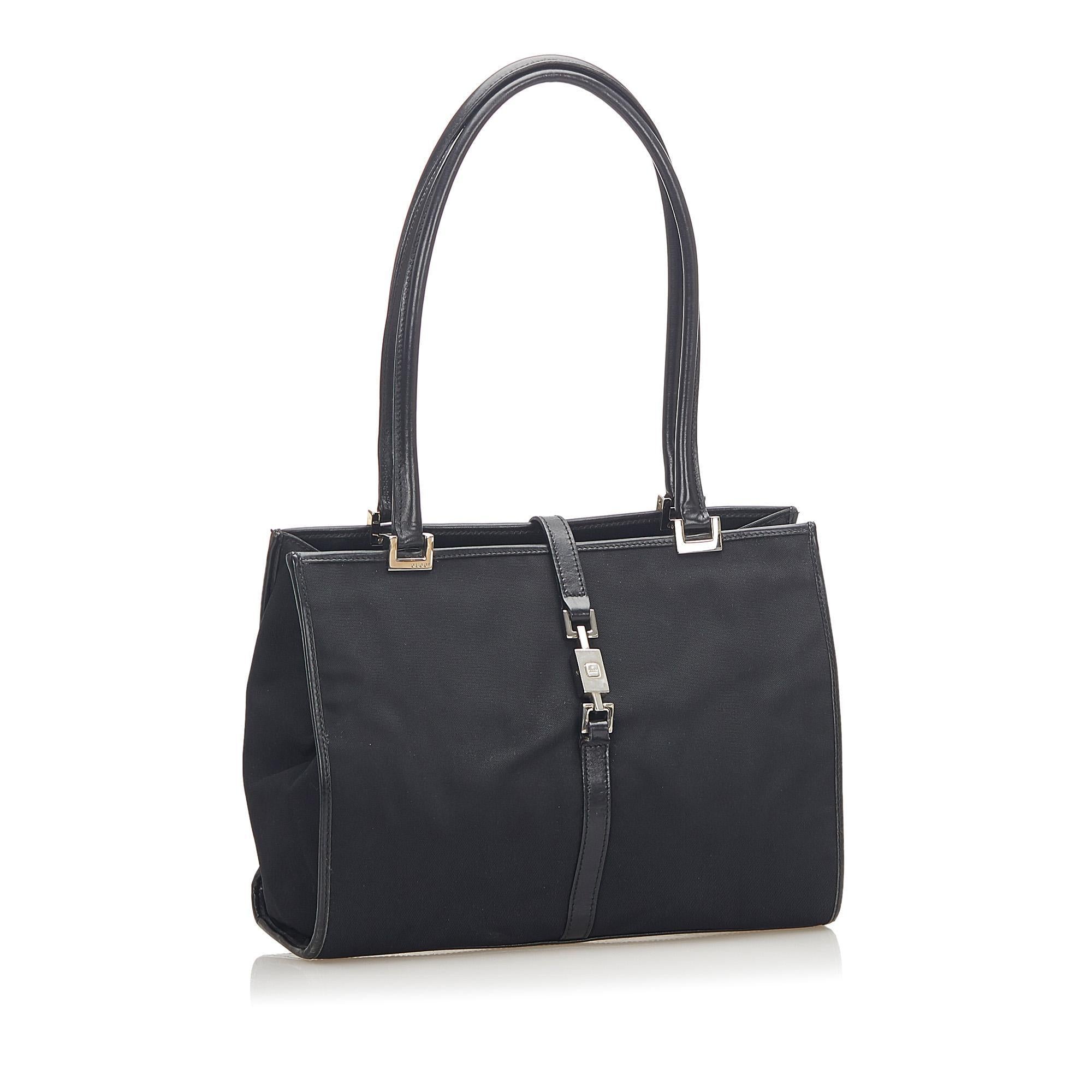 Gucci Jackie Canvas Tote Bag SHG18225
