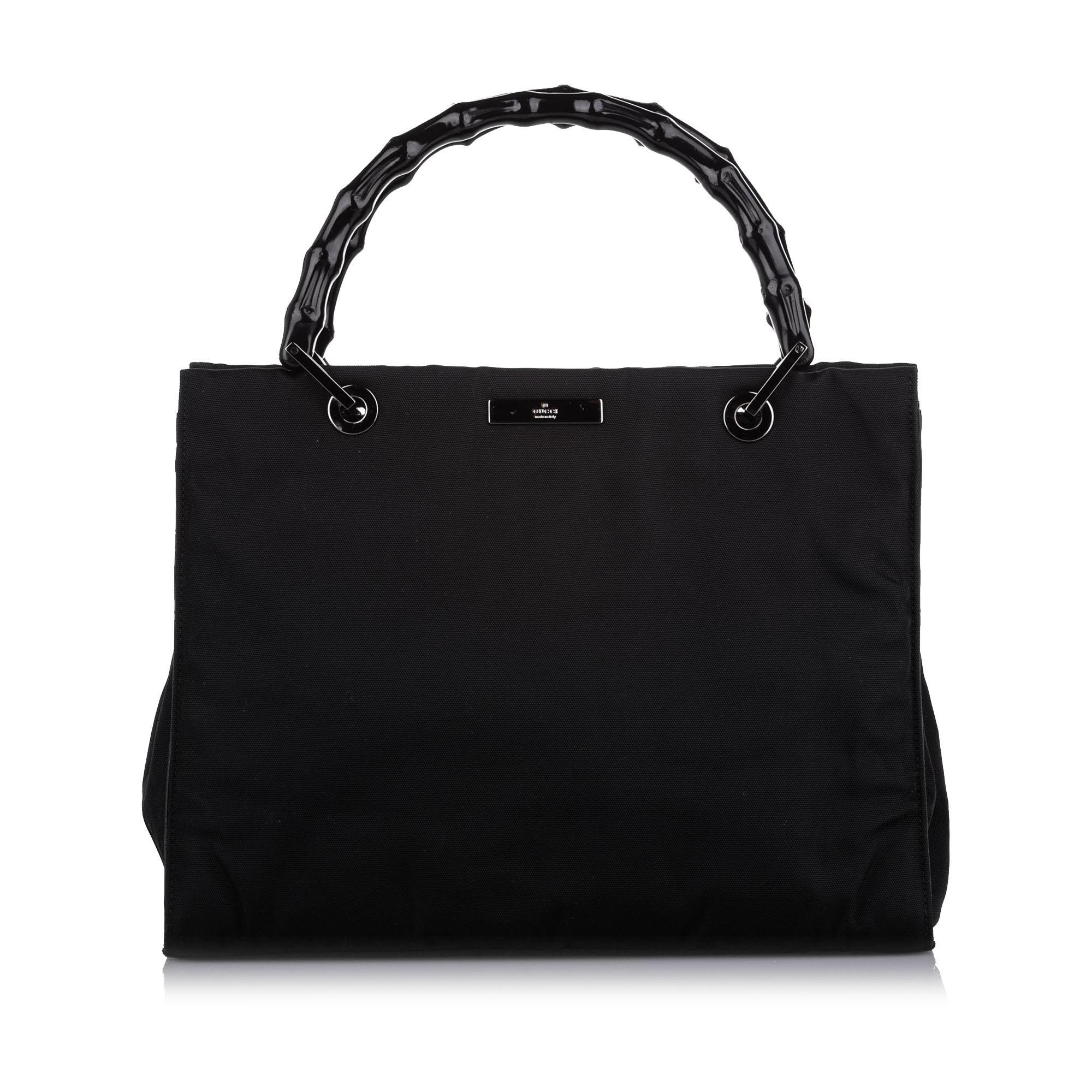 Gucci Bamboo Canvas Tote SHG18238