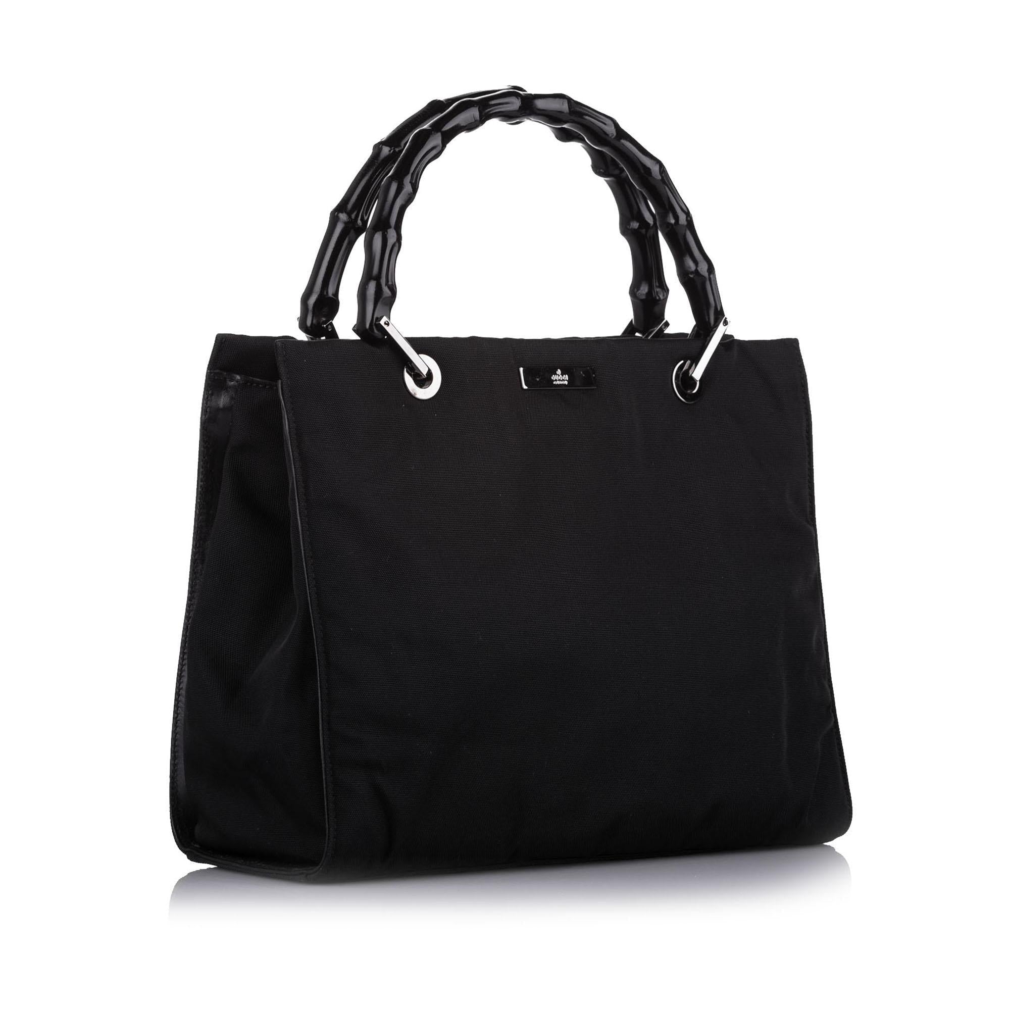 Gucci Bamboo Canvas Tote SHG18238