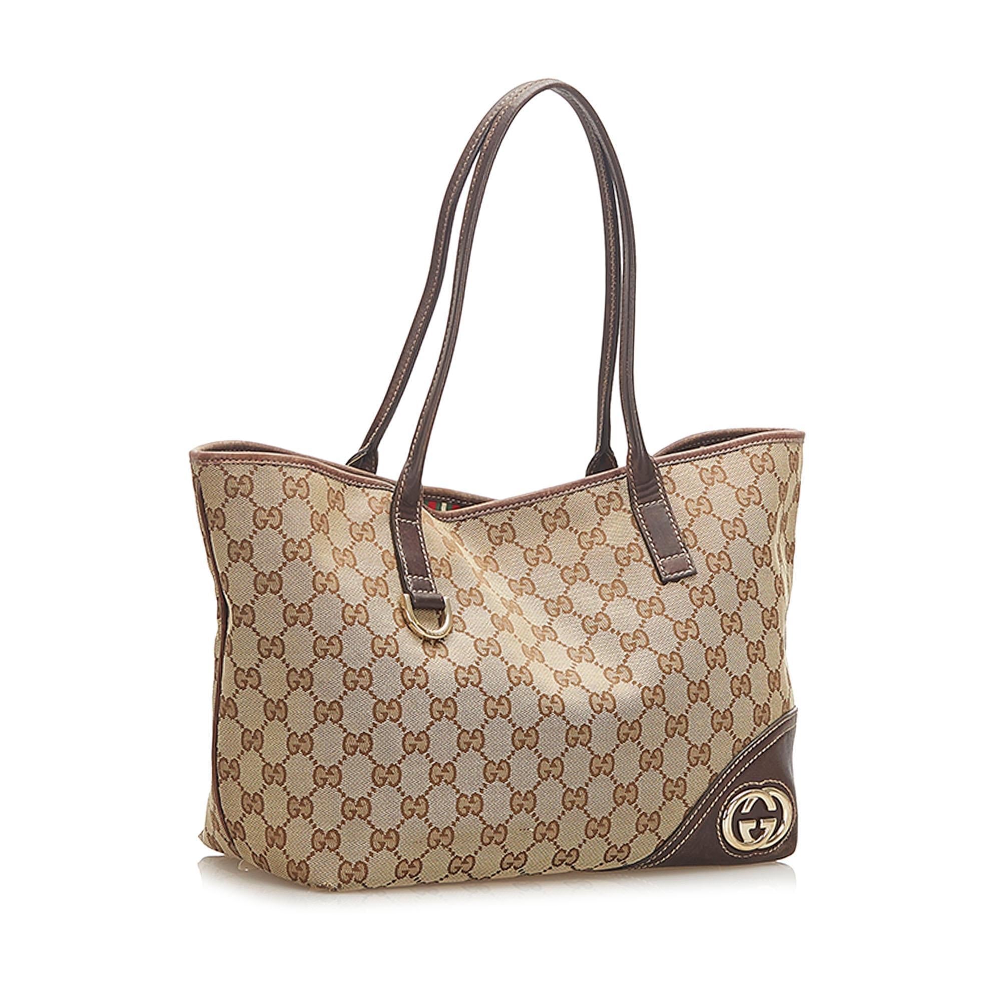 Gucci GG Canvas New Britt Tote Bag SHG18421