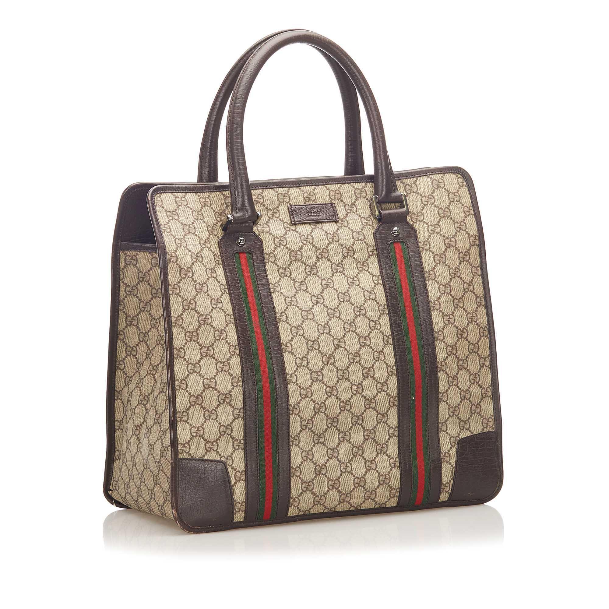 Gucci Sherry Line GG Supreme Tote Bag SHG18386