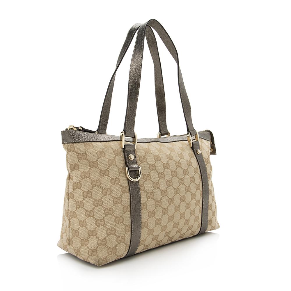 Gucci GG Canvas Abbey Medium Tote SHF13989