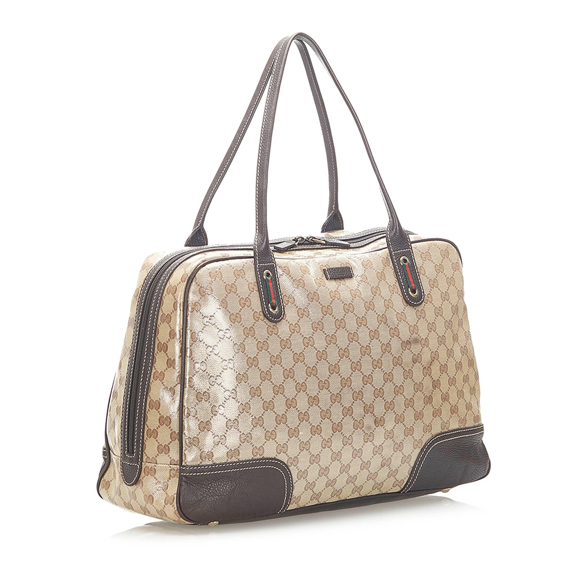 Gucci GG Crystal Web Princy Tote Bag SHG18665