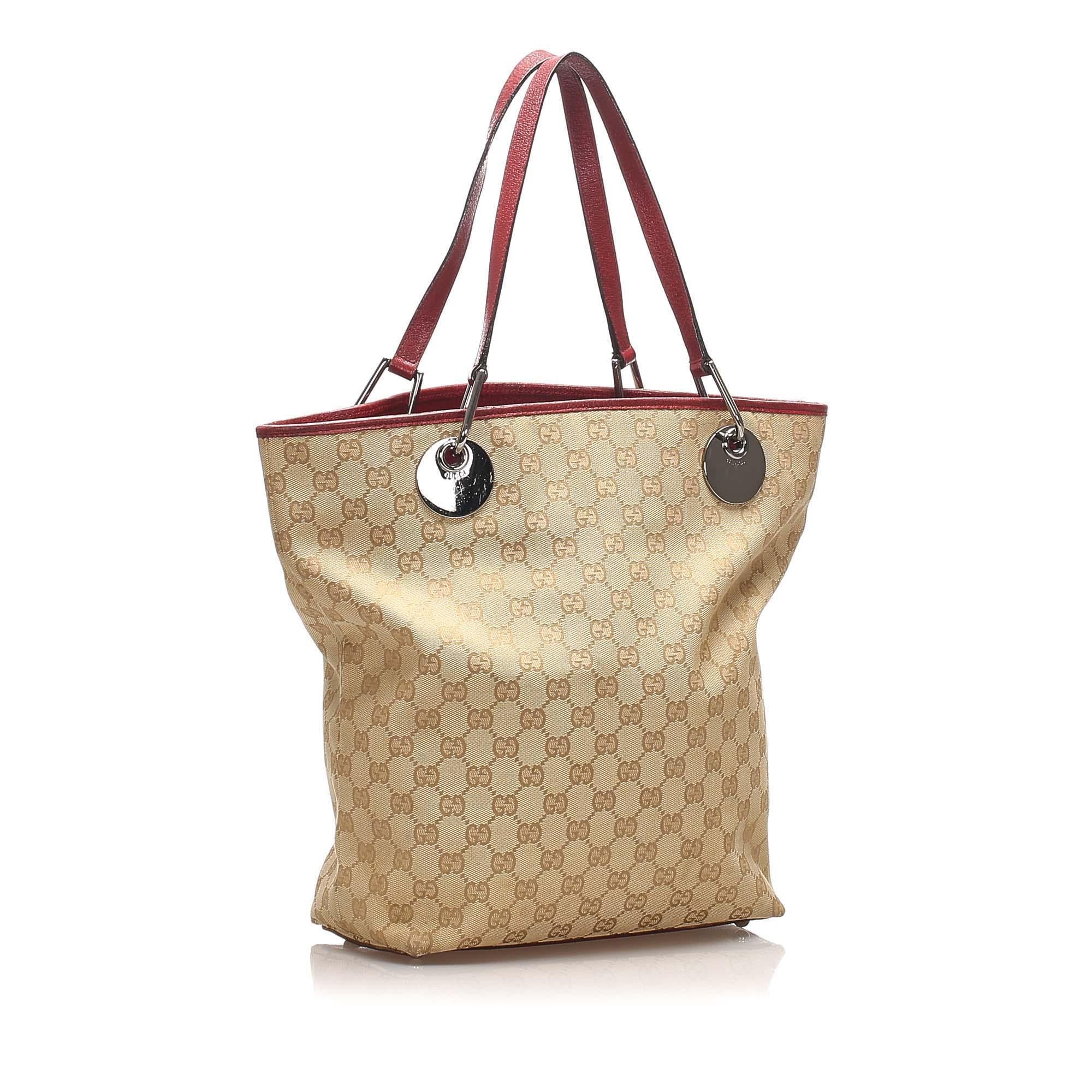 Gucci GG Canvas Eclipse Tote Bag SHG13137