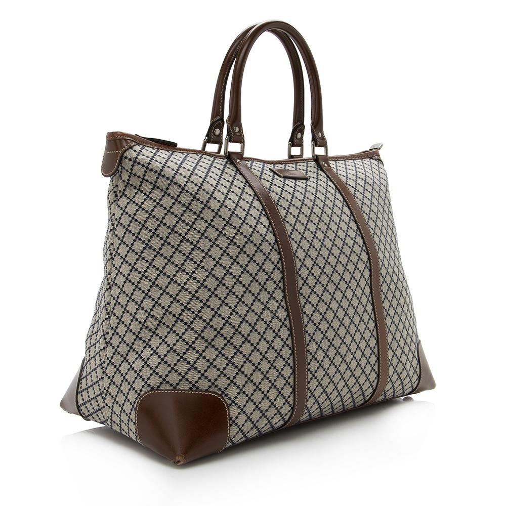 Gucci Diamante Canvas Joy Large Zip Tote SHF14091