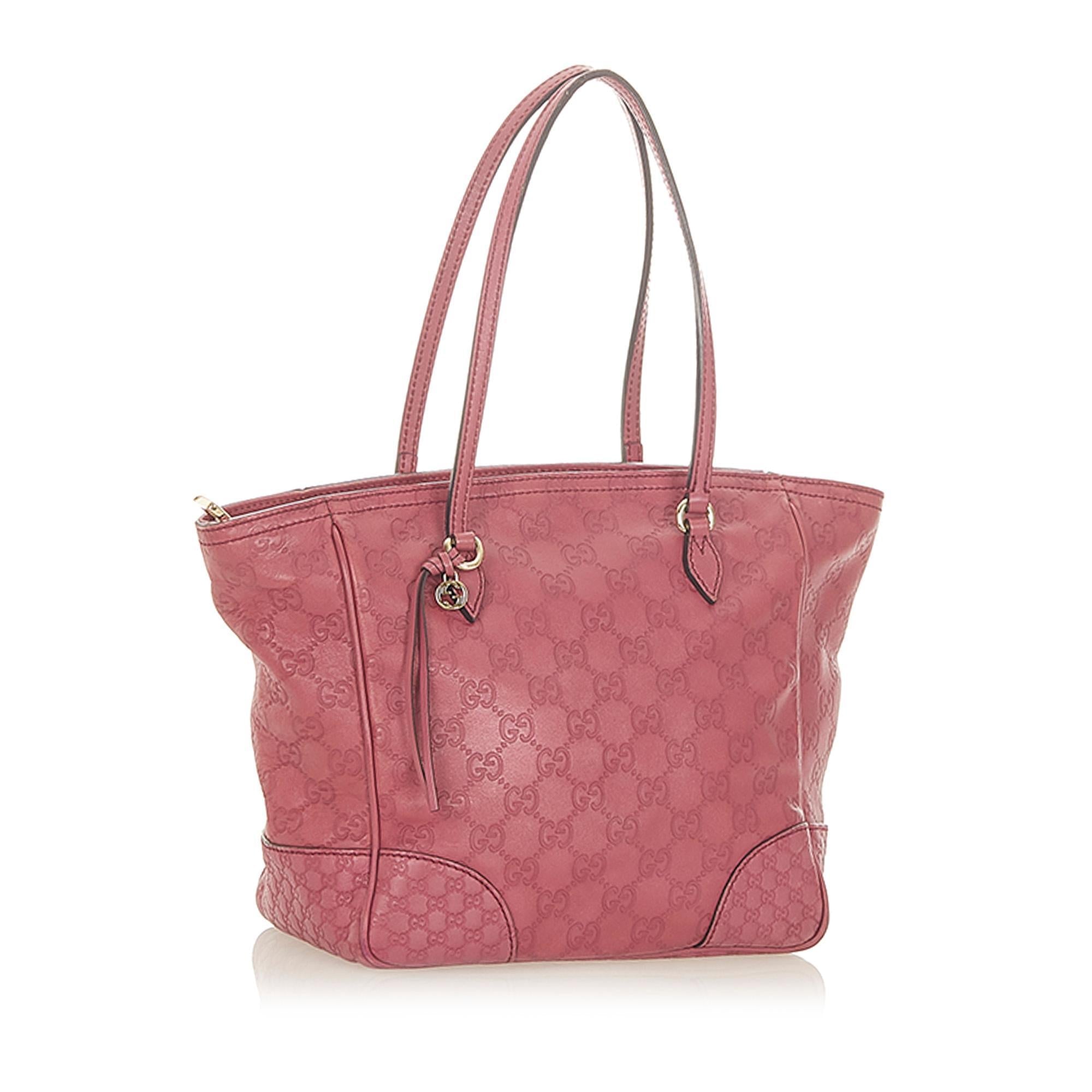 Gucci Guccissima Bree Leather Tote Bag SHG19167