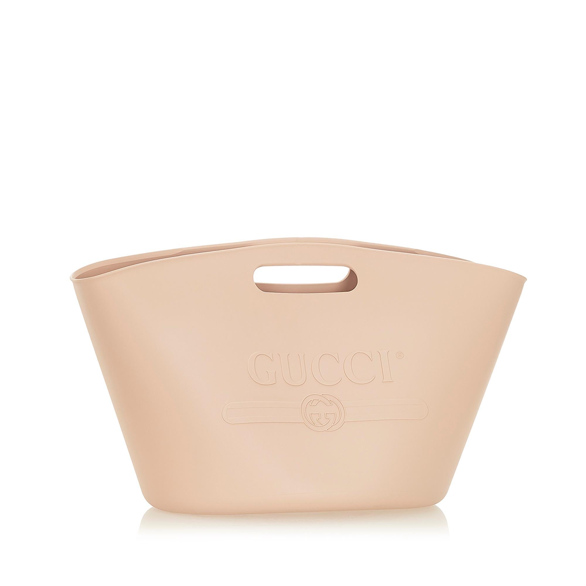 Gucci Logo Rubber Tote Bag SHG19433