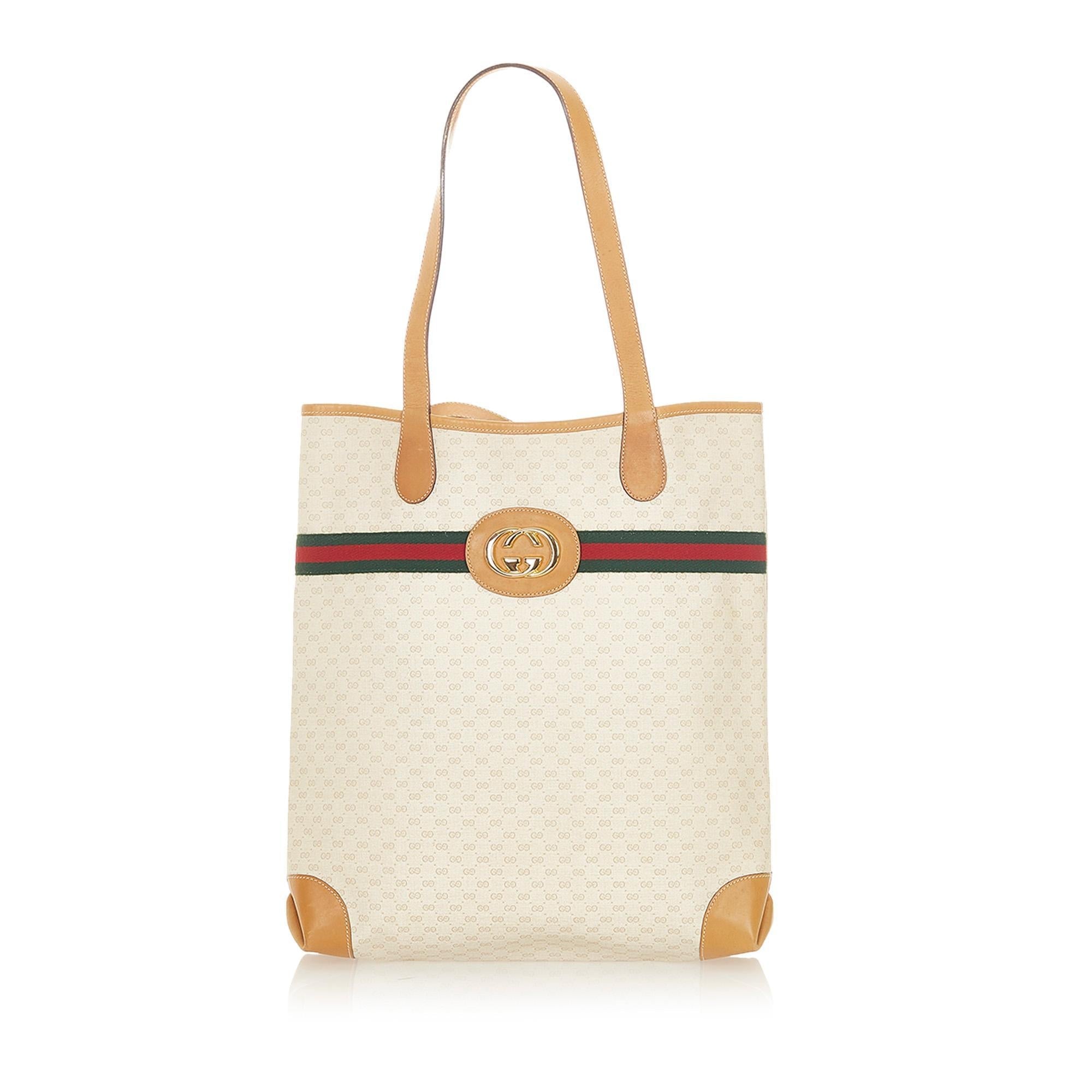 Gucci GG Supreme Web Tote Bag SHG19406
