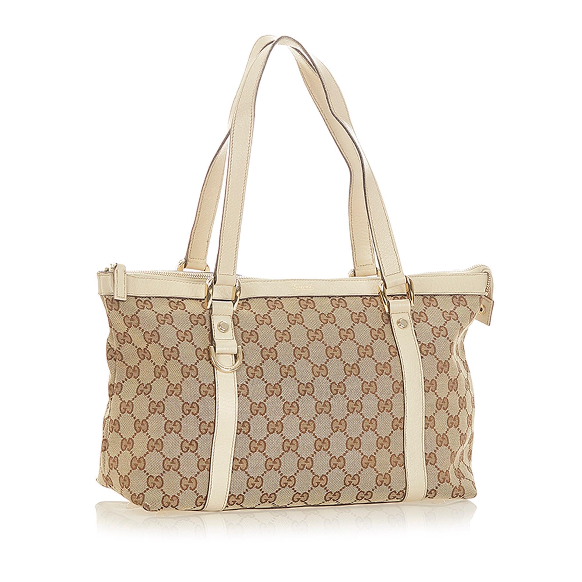 Gucci GG Canvas Abbey Tote Bag SHG19400