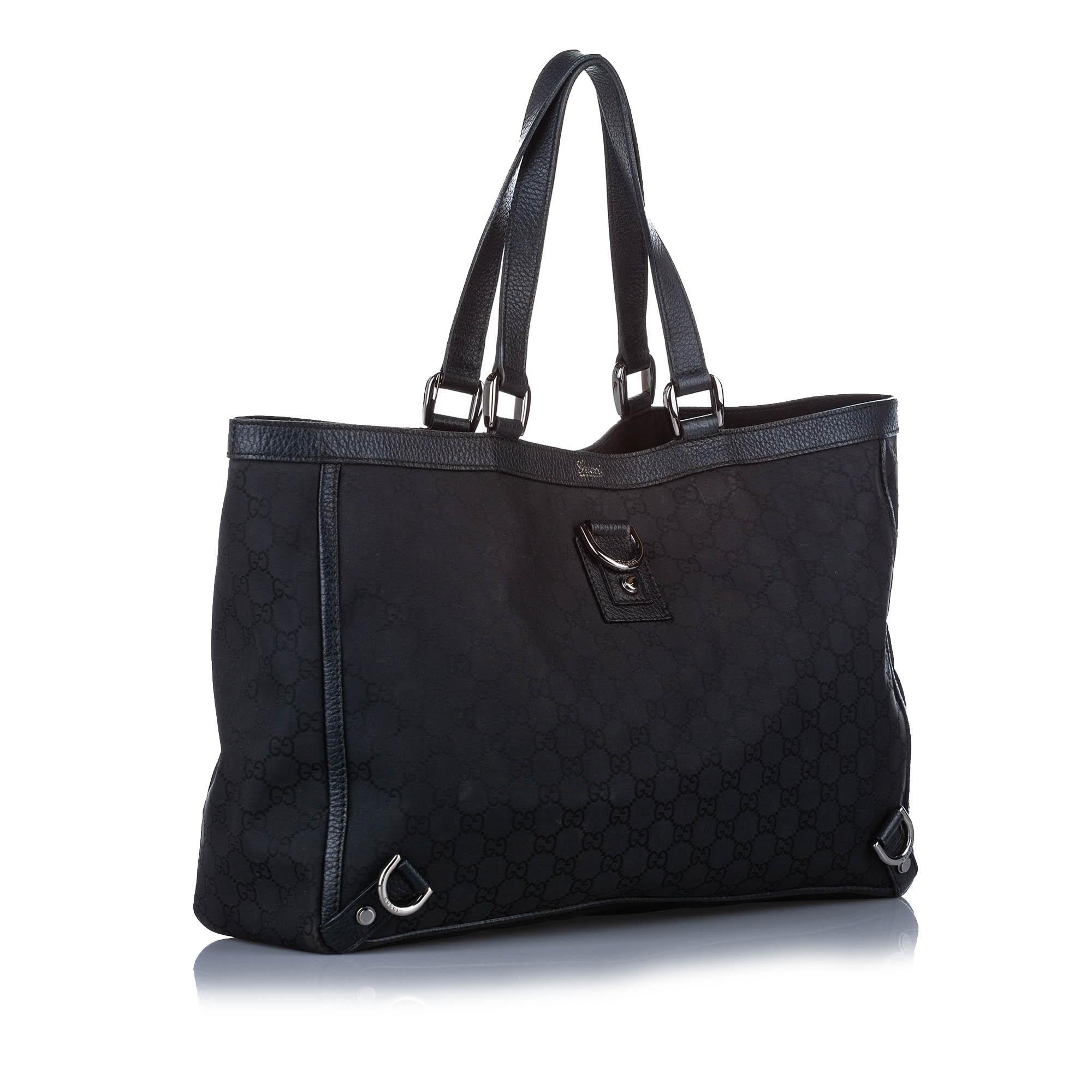 Gucci GG Canvas Abbey DRing Tote Bag SHG19515