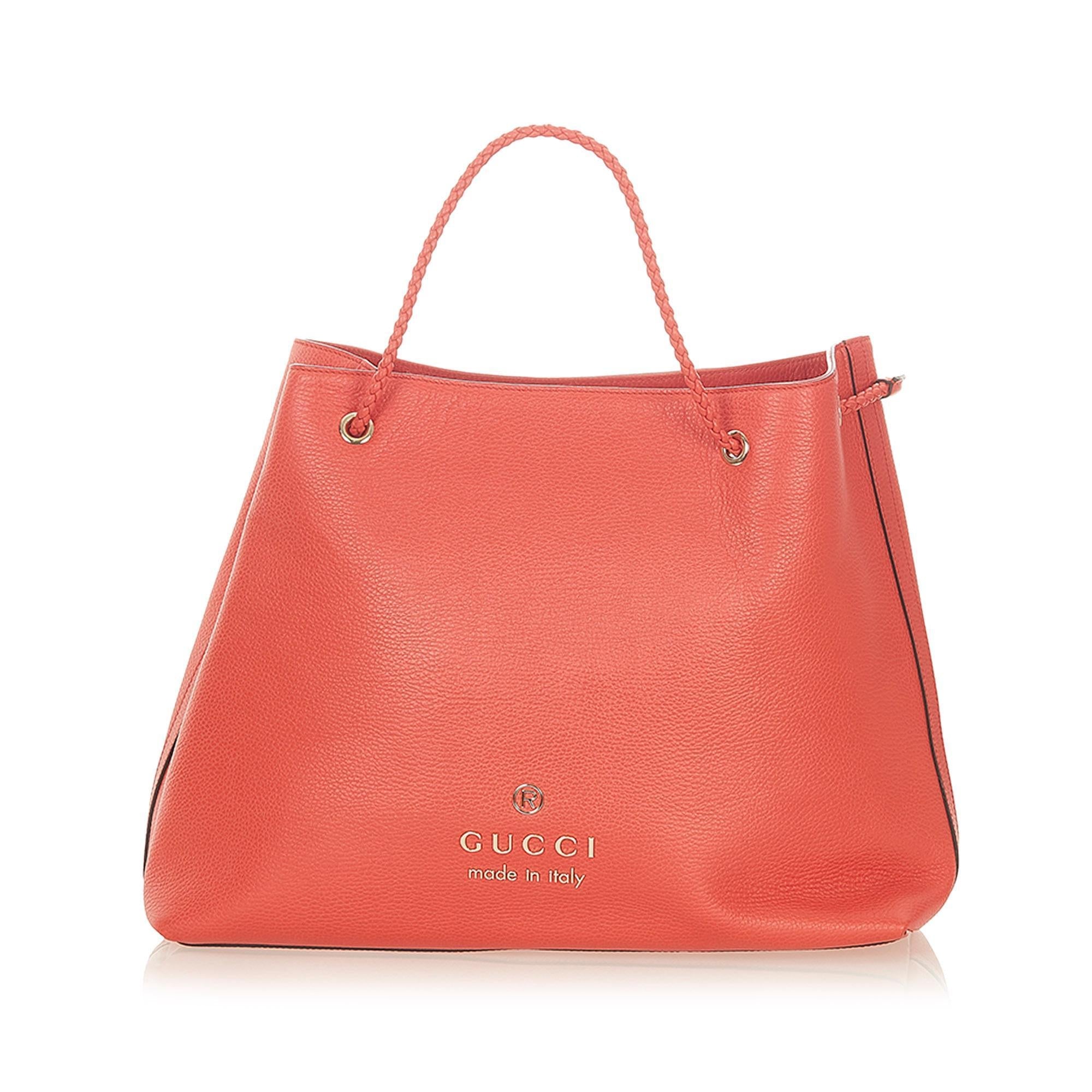 Gucci Gifford Leather Tote Bag SHG19501