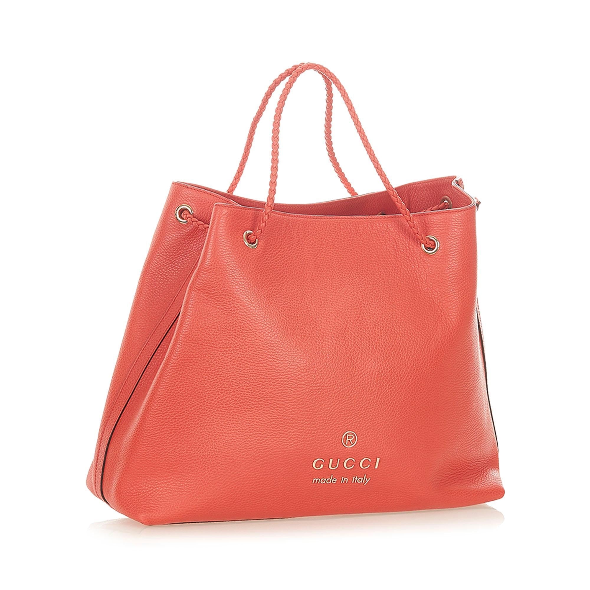 Gucci Gifford Leather Tote Bag SHG19501