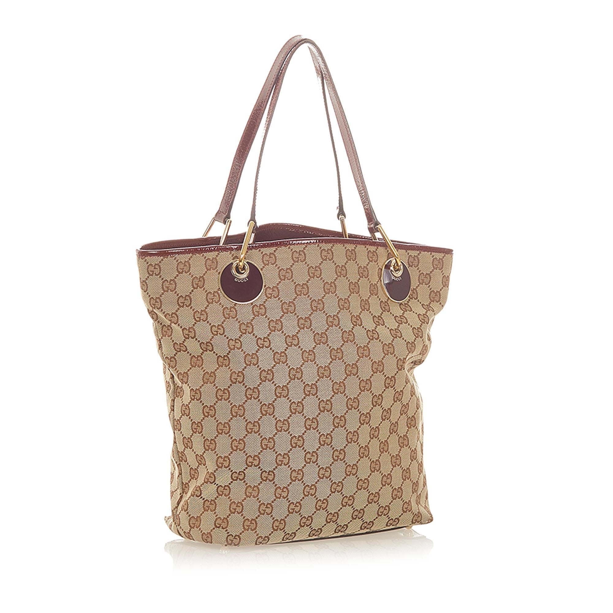 Gucci GG Canvas Eclipse Tote Bag SHG19681