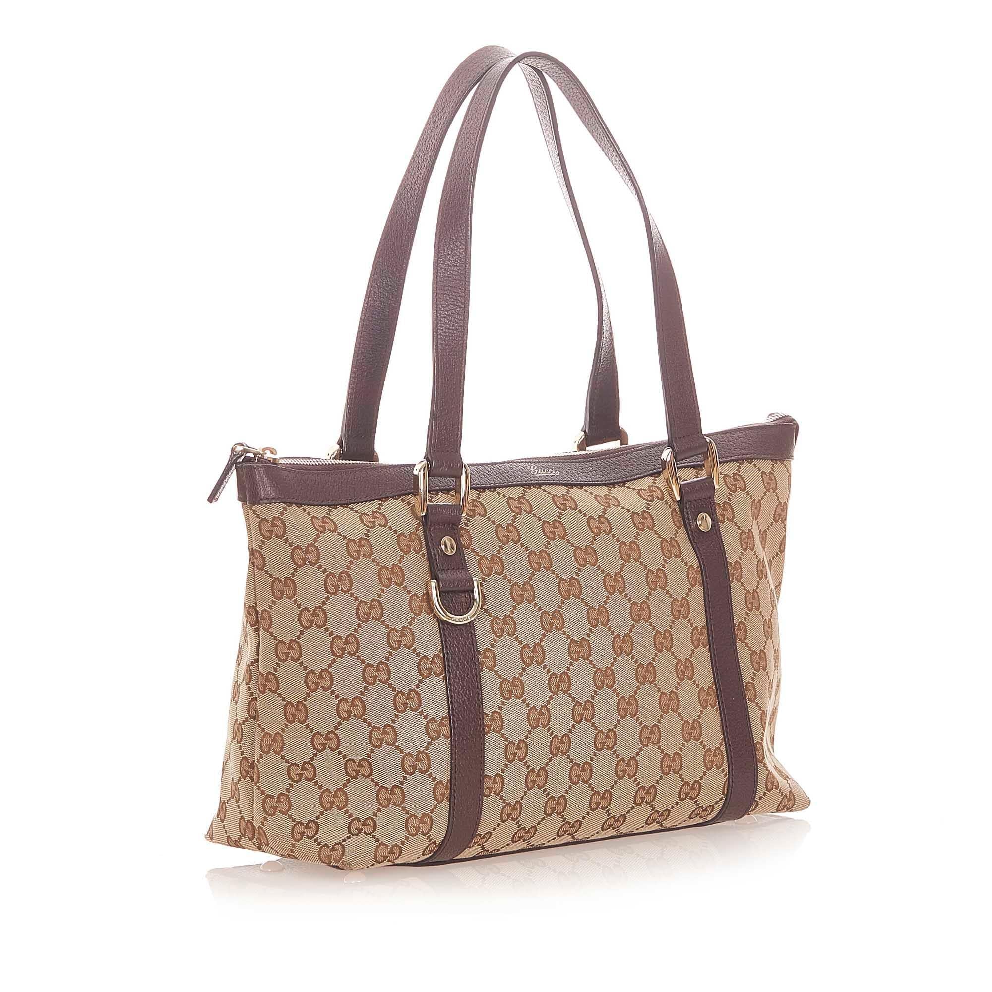 Gucci GG Canvas Abbey Tote Bag SHG19690