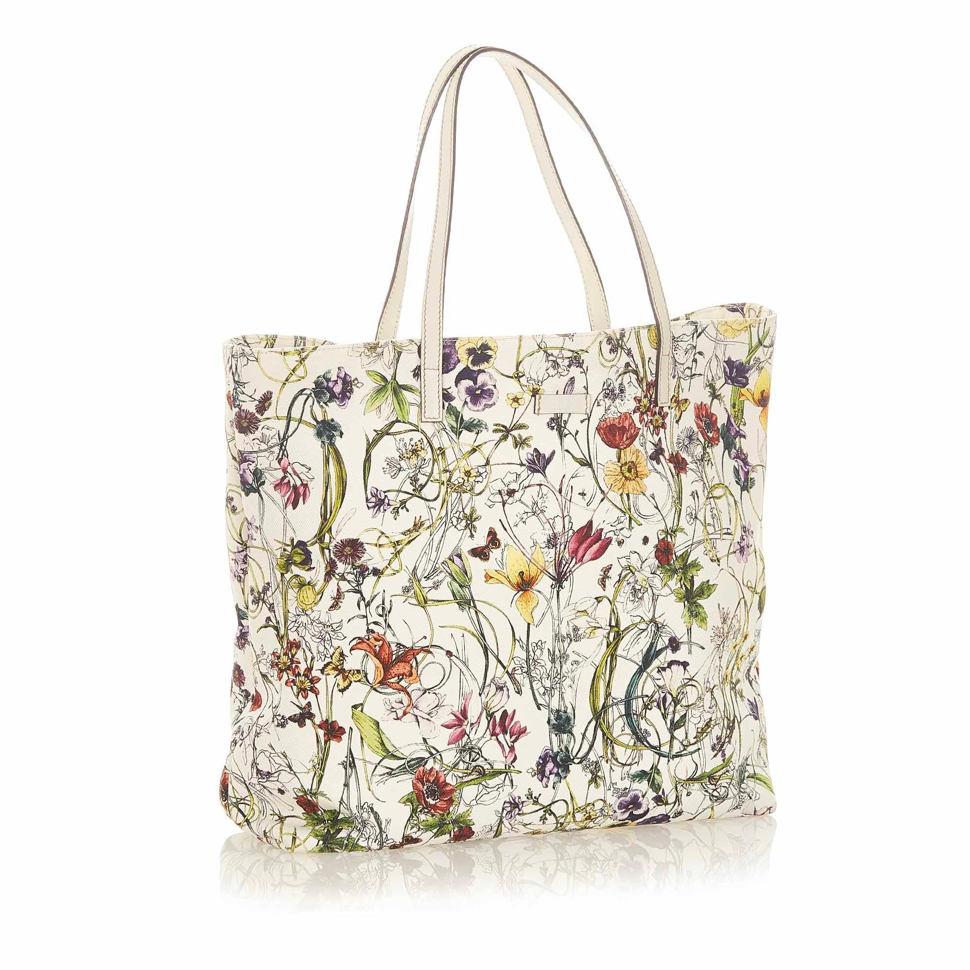 Gucci Flora Canvas Tote Bag SHG19680