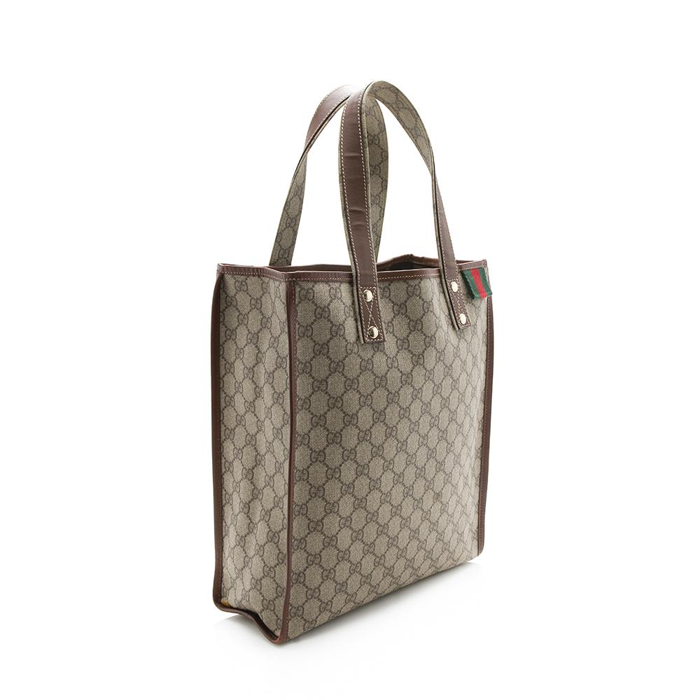 Gucci GG Canvas Web Loop NS Shopping Tote SHF12766