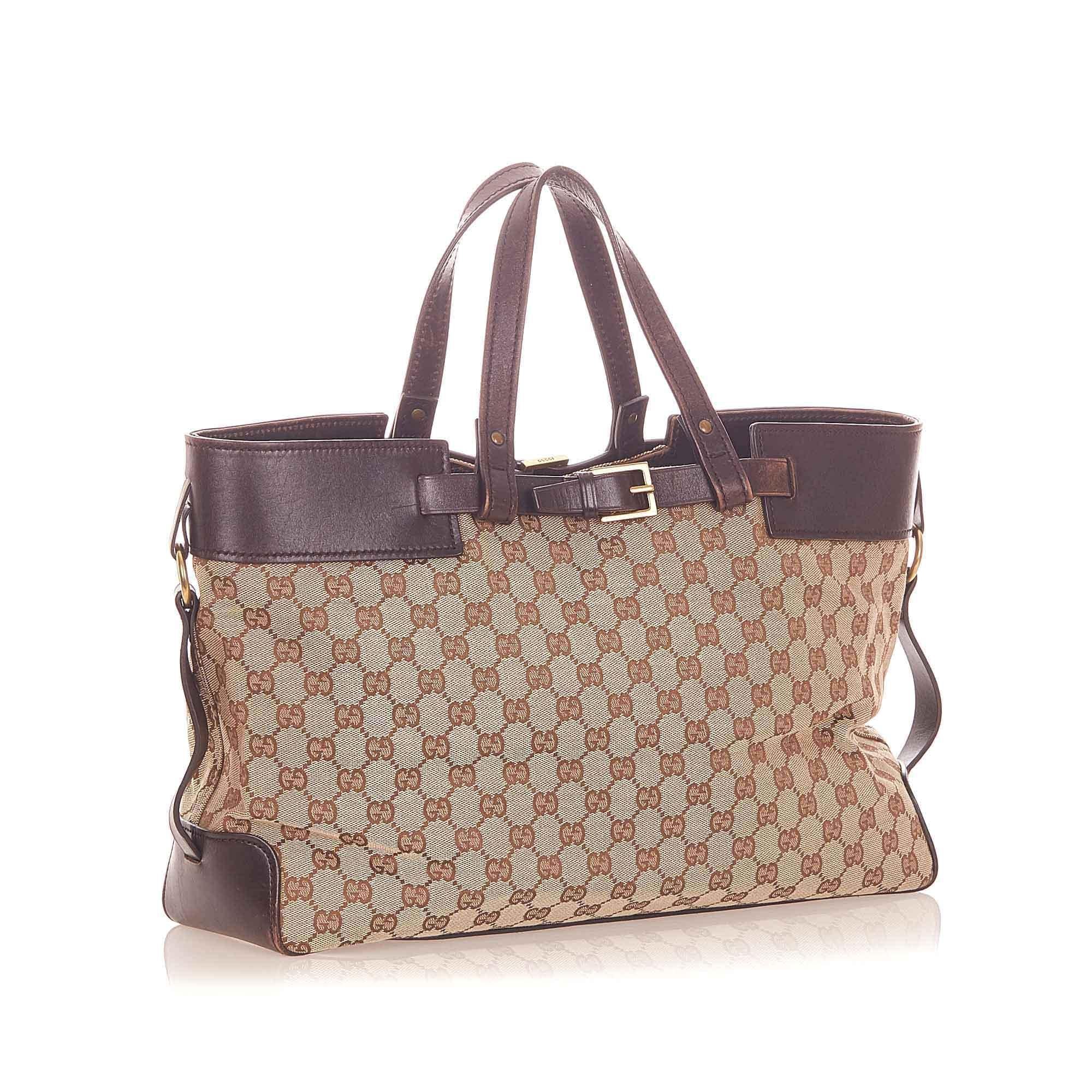 Gucci GG Canvas Tote Bag SHG19729
