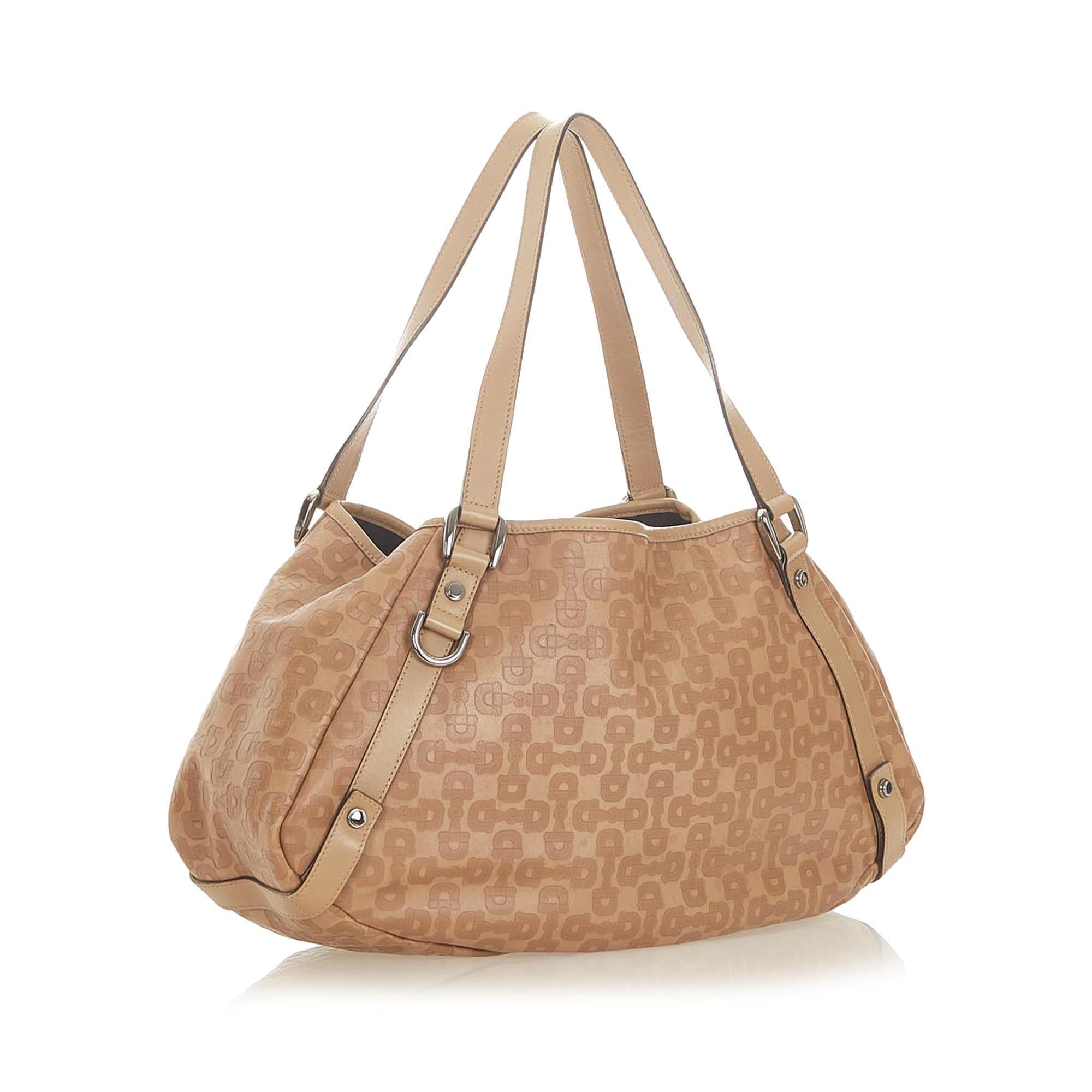 Gucci Horsebit Pelham Canvas Tote Bag SHG19726