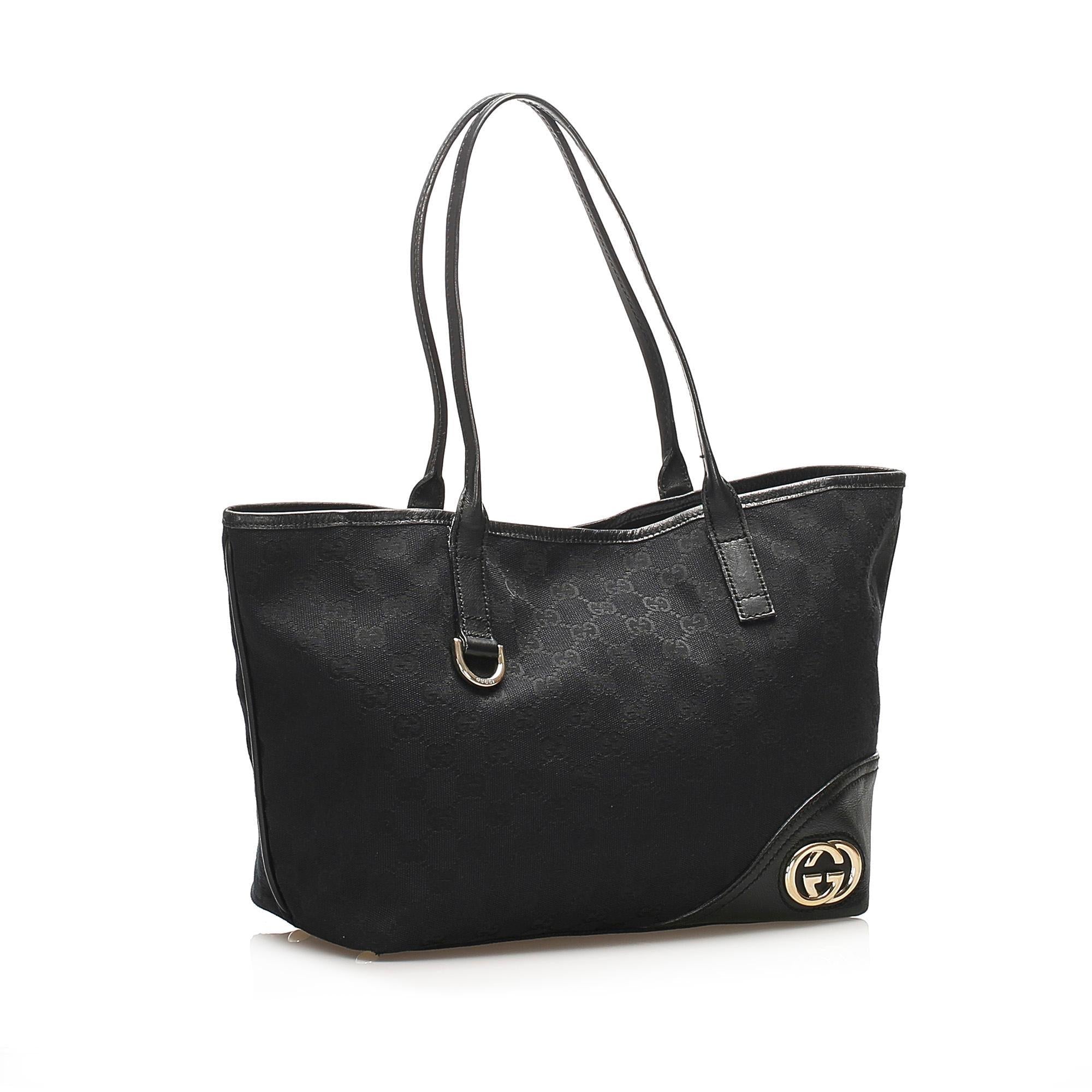 Gucci GG Canvas New Britt Tote Bag SHG14192