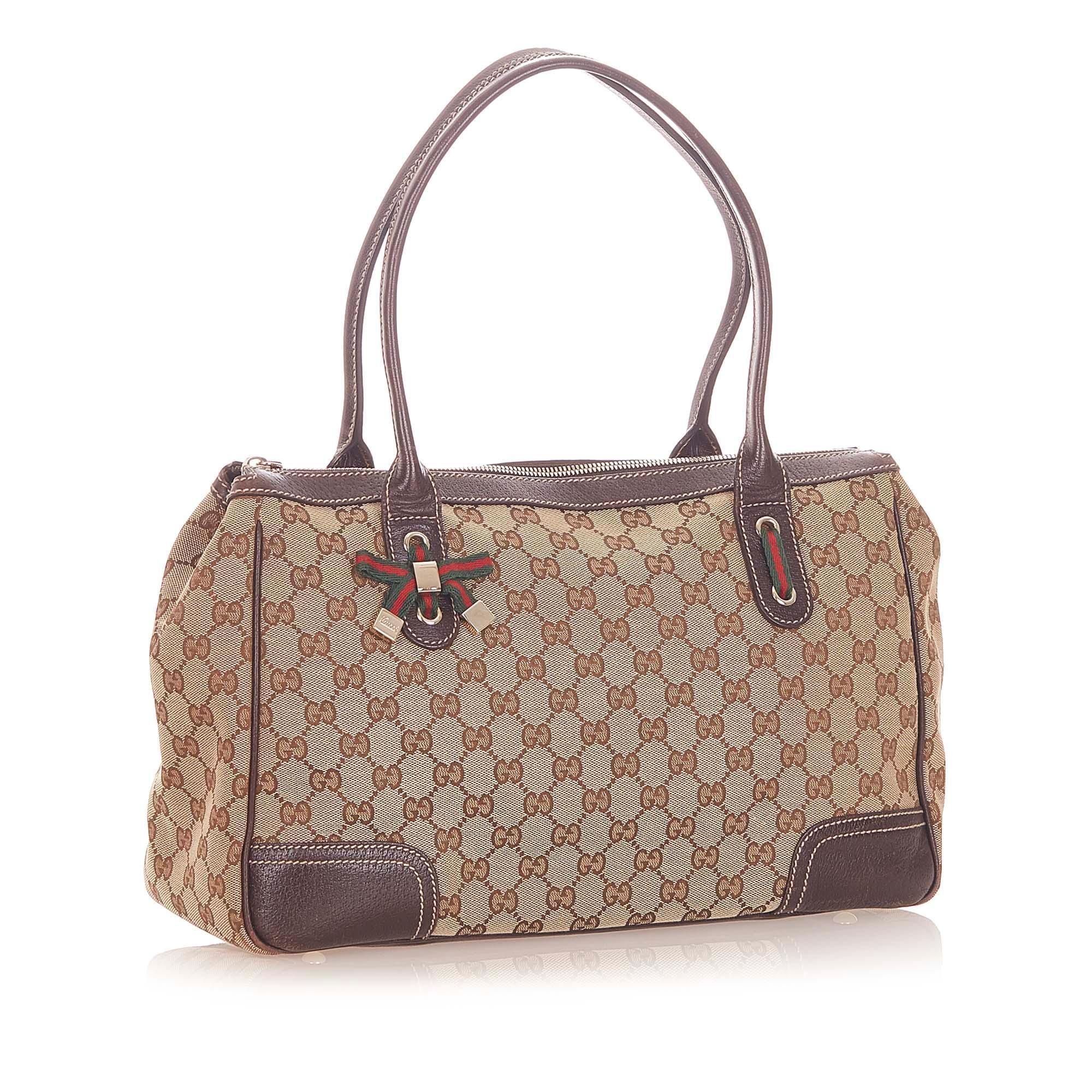 Gucci GG Canvas Princy Tote Bag SHG19715