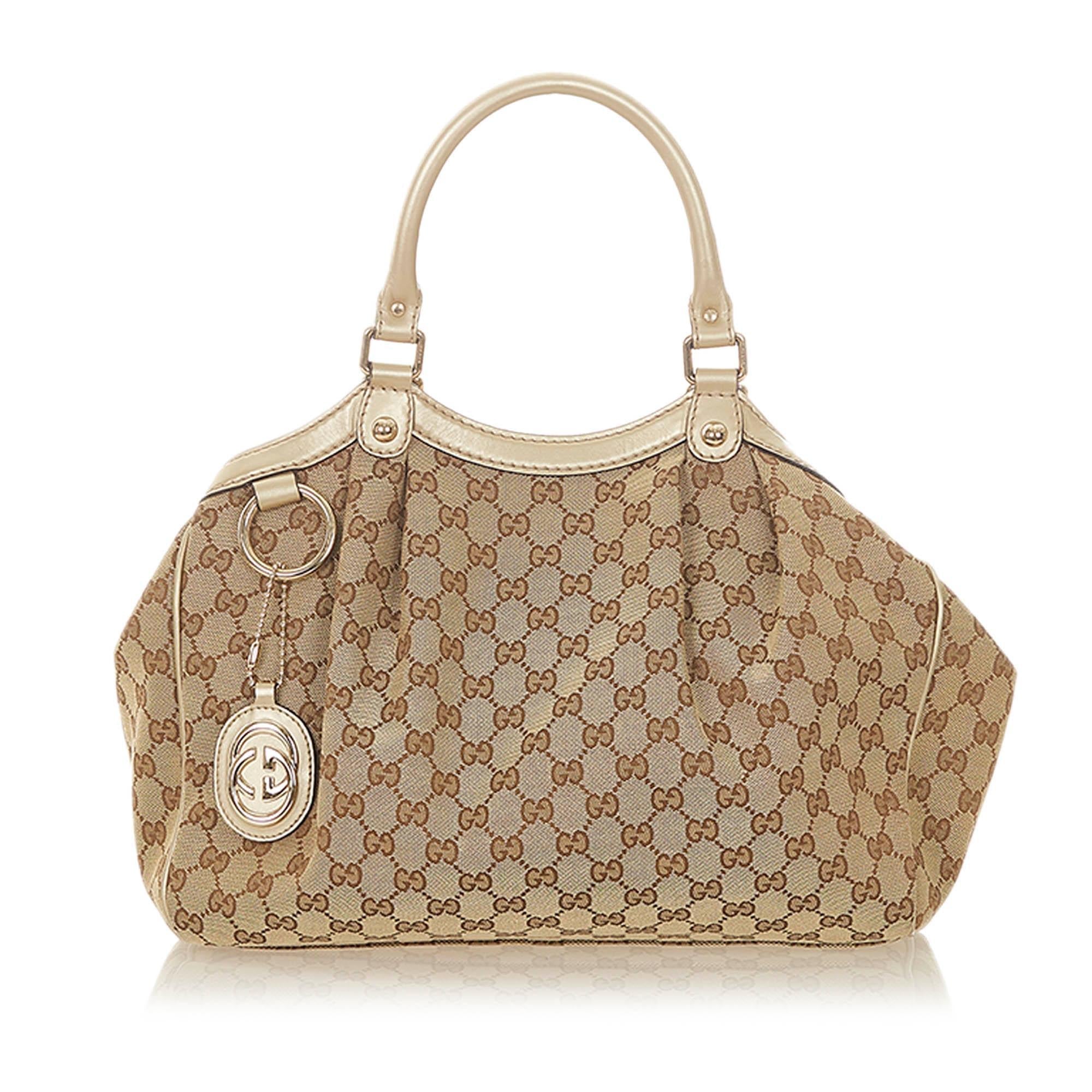 Gucci GG Canvas Sukey Tote Bag SHG19995