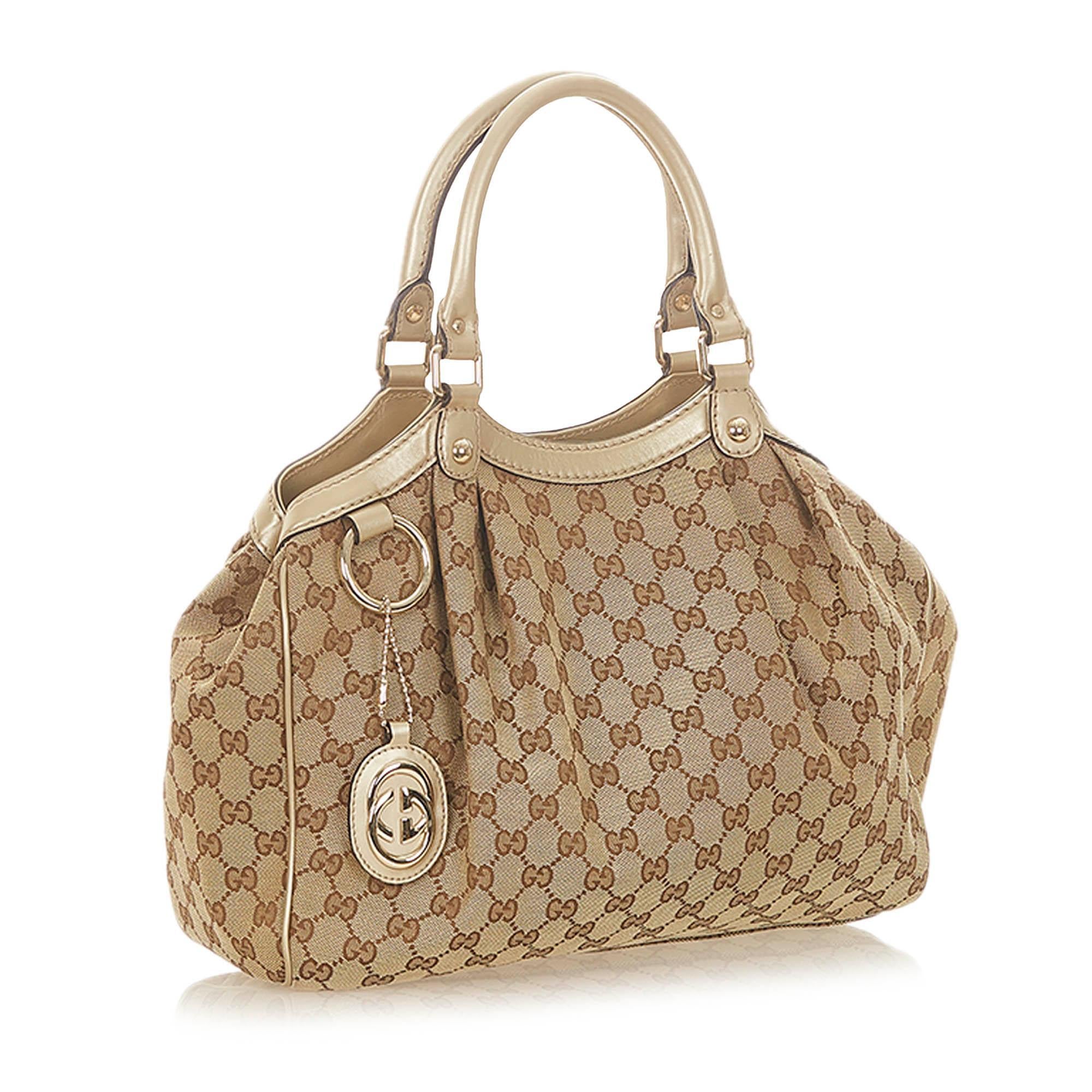Gucci GG Canvas Sukey Tote Bag SHG19995