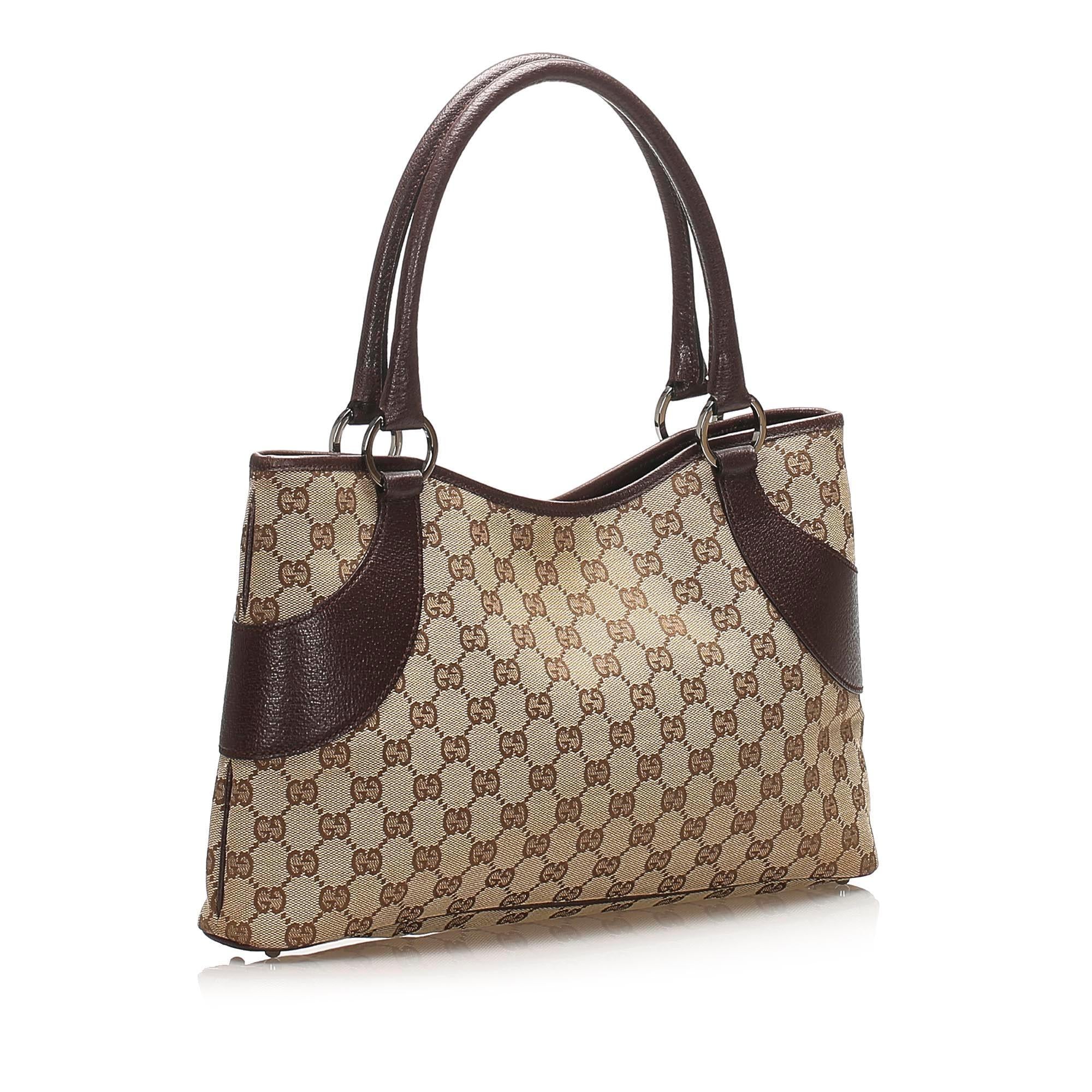 Gucci GG Canvas Tote Bag SHG14322