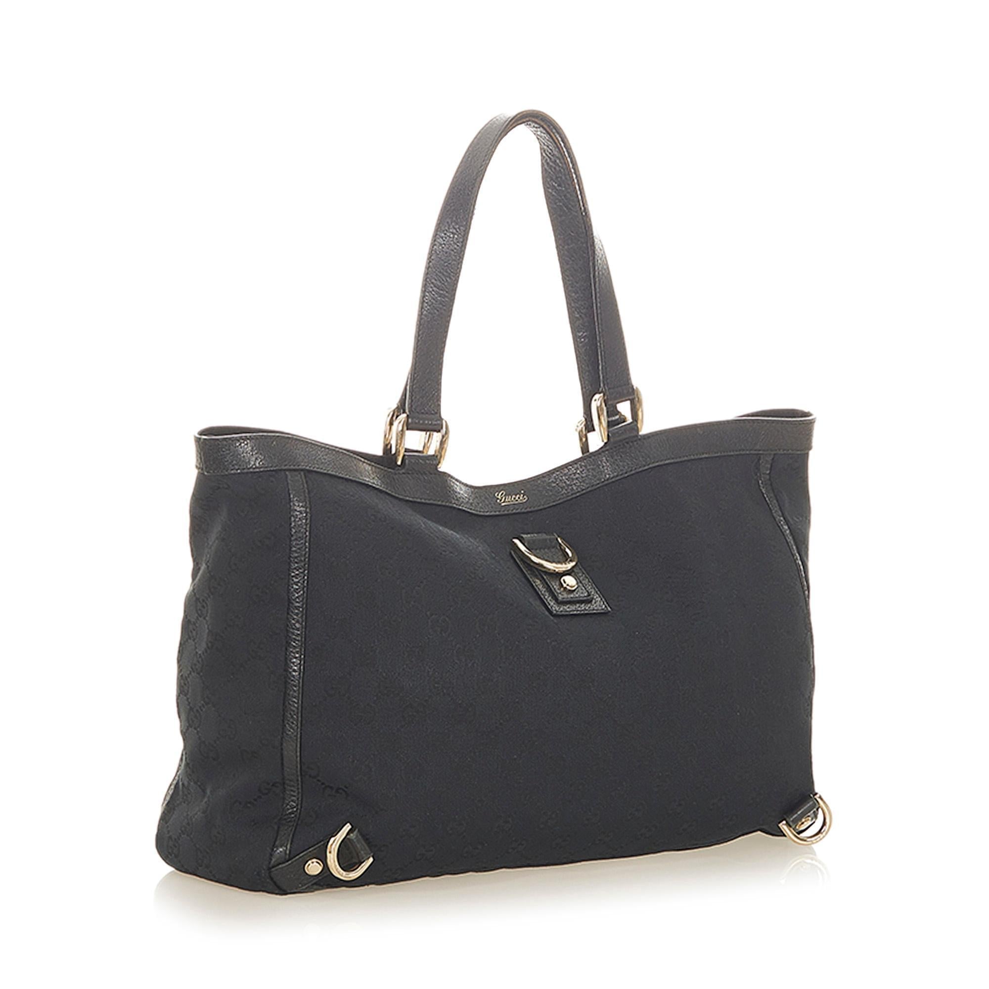 Gucci GG Canvas Abbey DRing Tote Bag SHG20002