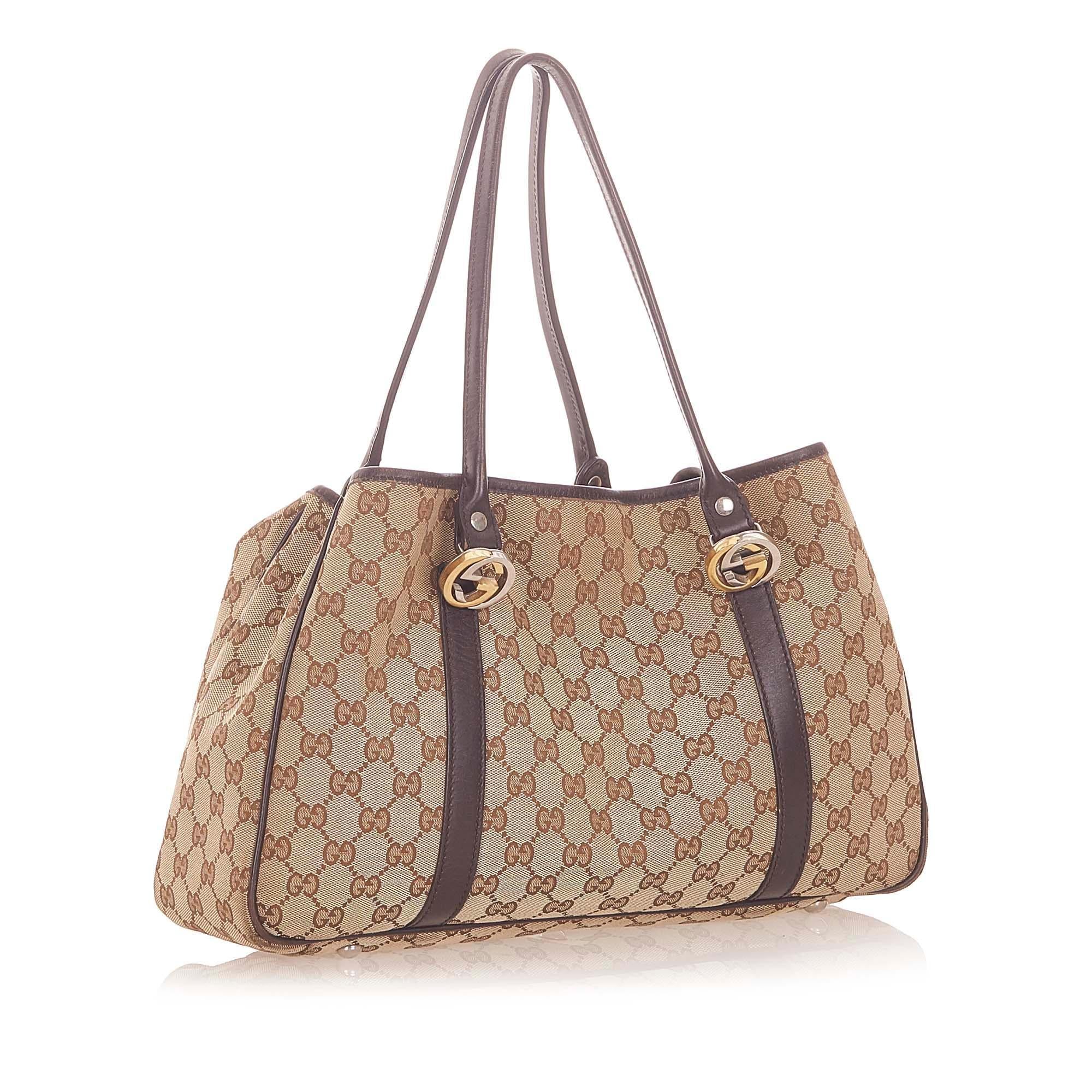 Gucci GG Canvas Twins Tote Bag SHG19807