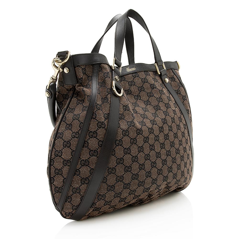 Gucci GG Canvas Abbey Convertible Tote SHF12836