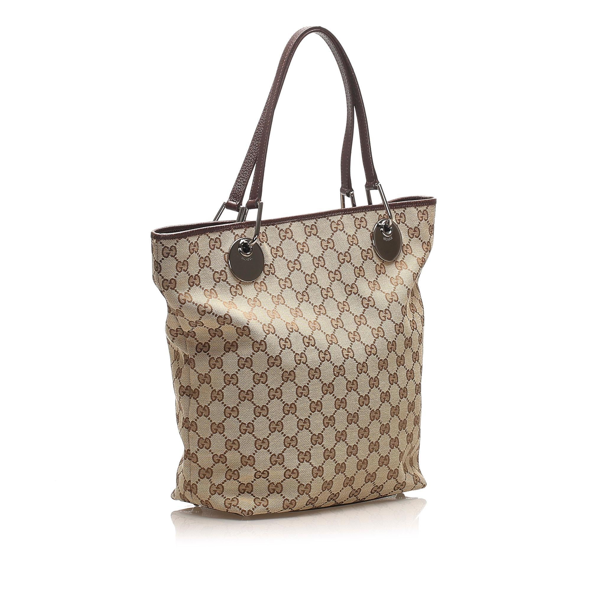 Gucci GG Canvas Eclipse Tote Bag SHG14370