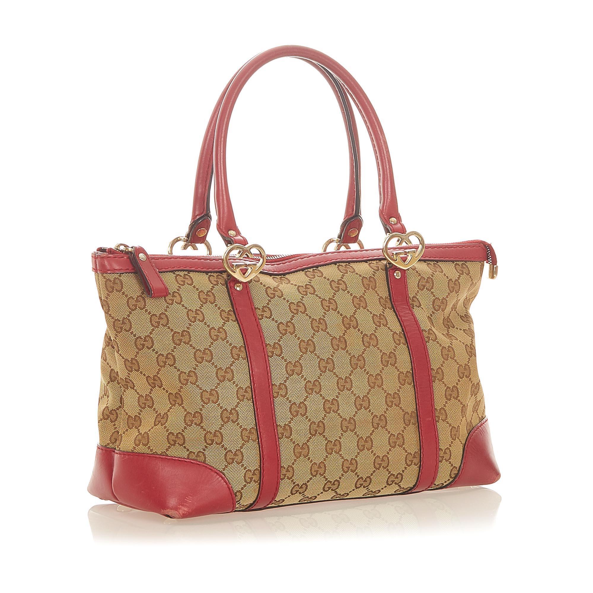 Gucci GG Canvas Lovely Tote Bag SHG19806