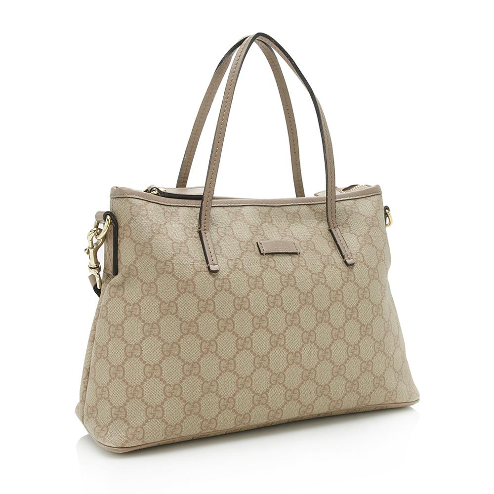 Gucci GG Supreme Small Convertible Tote FINAL SALE SHF12873