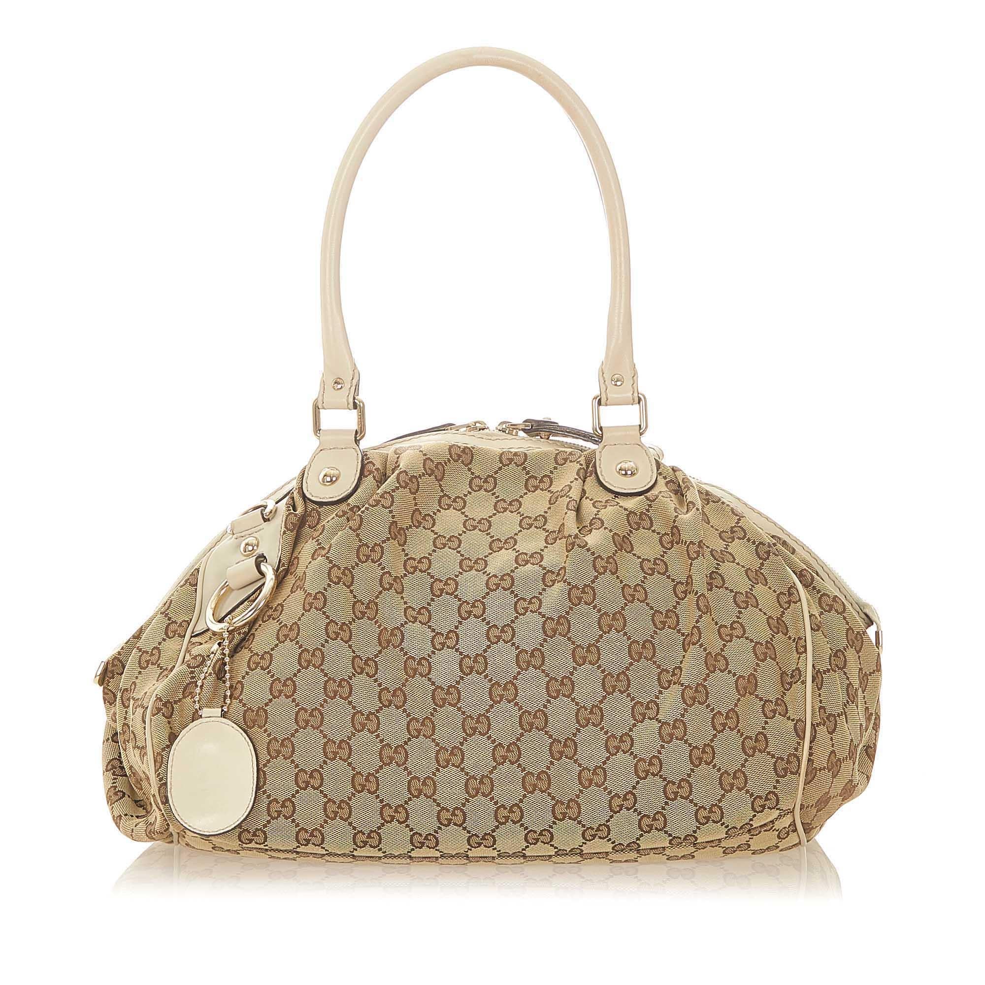 Gucci GG Canvas Sukey Tote Bag SHG20140